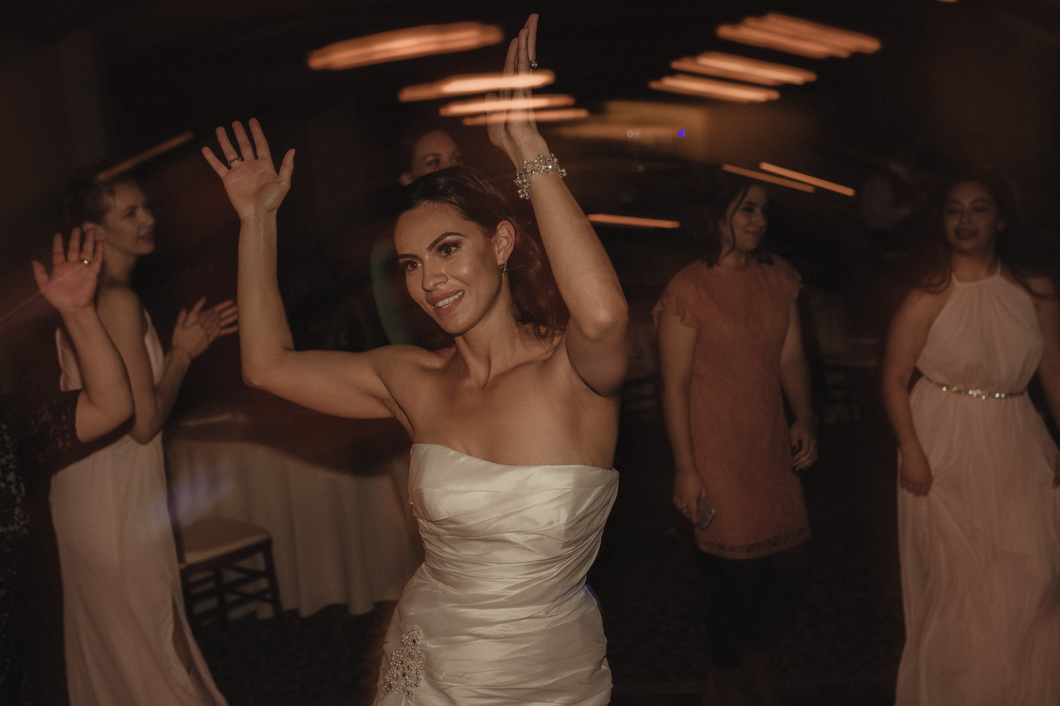 Tannenbaum Wedding Venue bride dancing during her reception photo