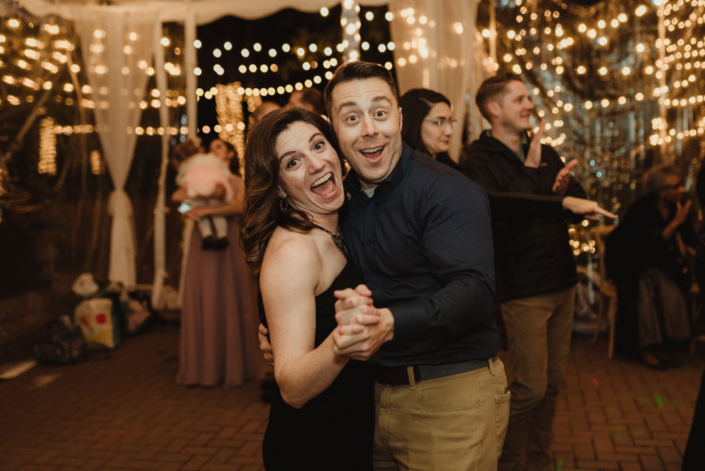 Twenty Mile House Wedding, photo of guests dancing