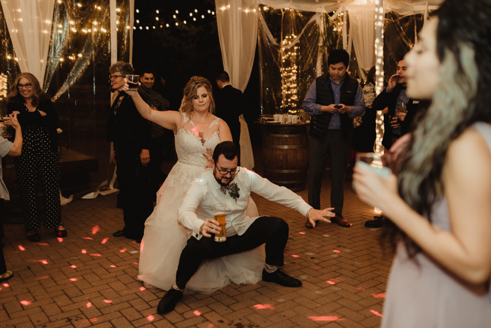 Twenty Mile House Wedding, photo of couple dancing