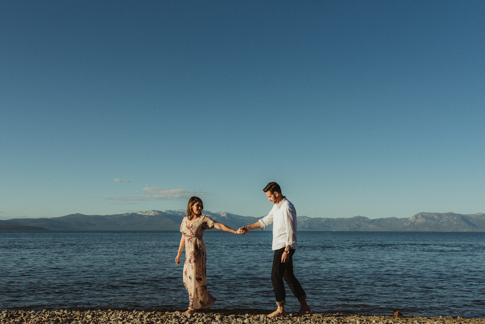 Lake Tahoe Engagement session, lake tahoe photo