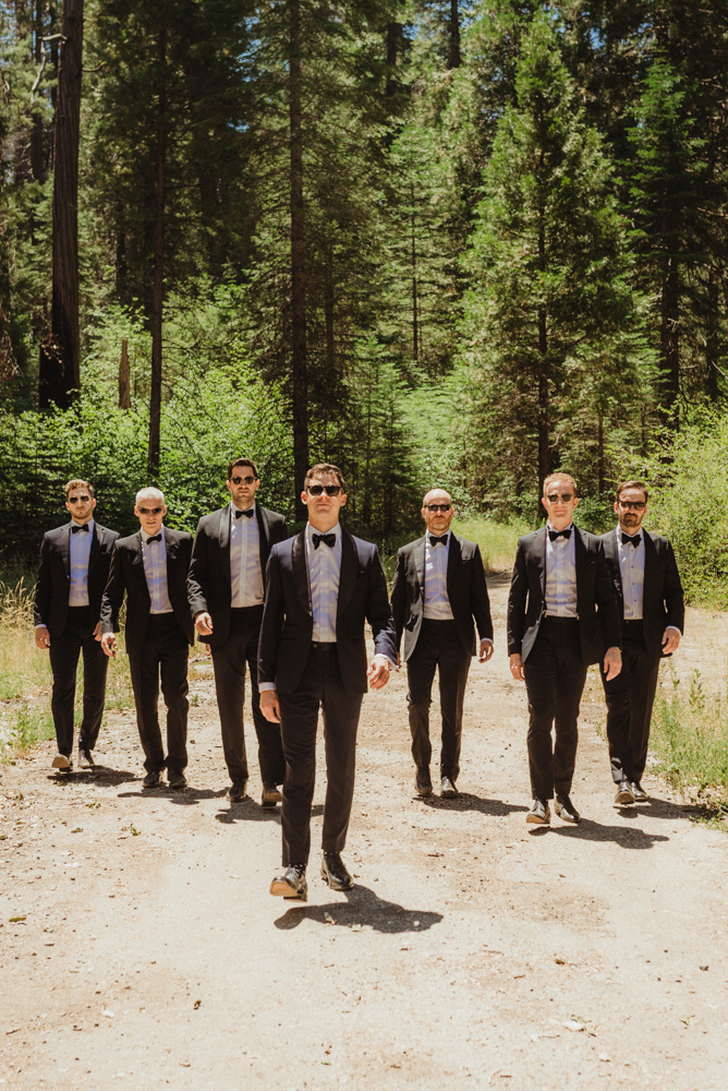 Rush Creek Lodge Wedding, photo of groom inspired by james bond