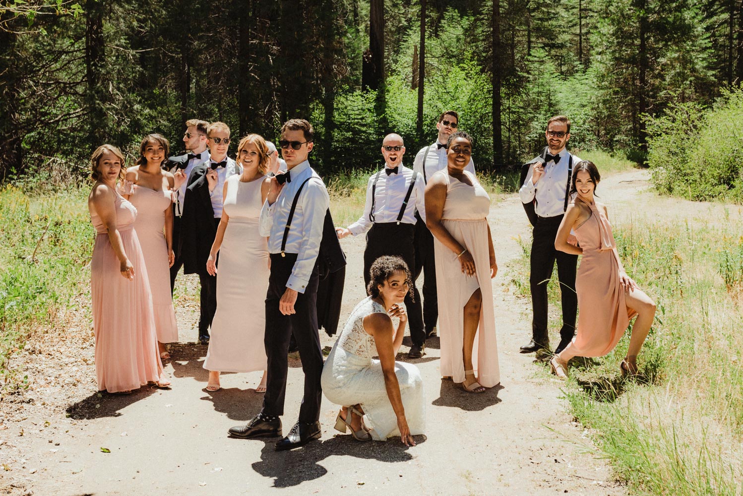 Rush Creek Lodge Wedding, photo of bridal party