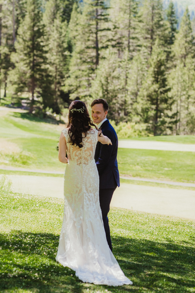 Hellman-Erman Mansion Wedding, photo of their first look