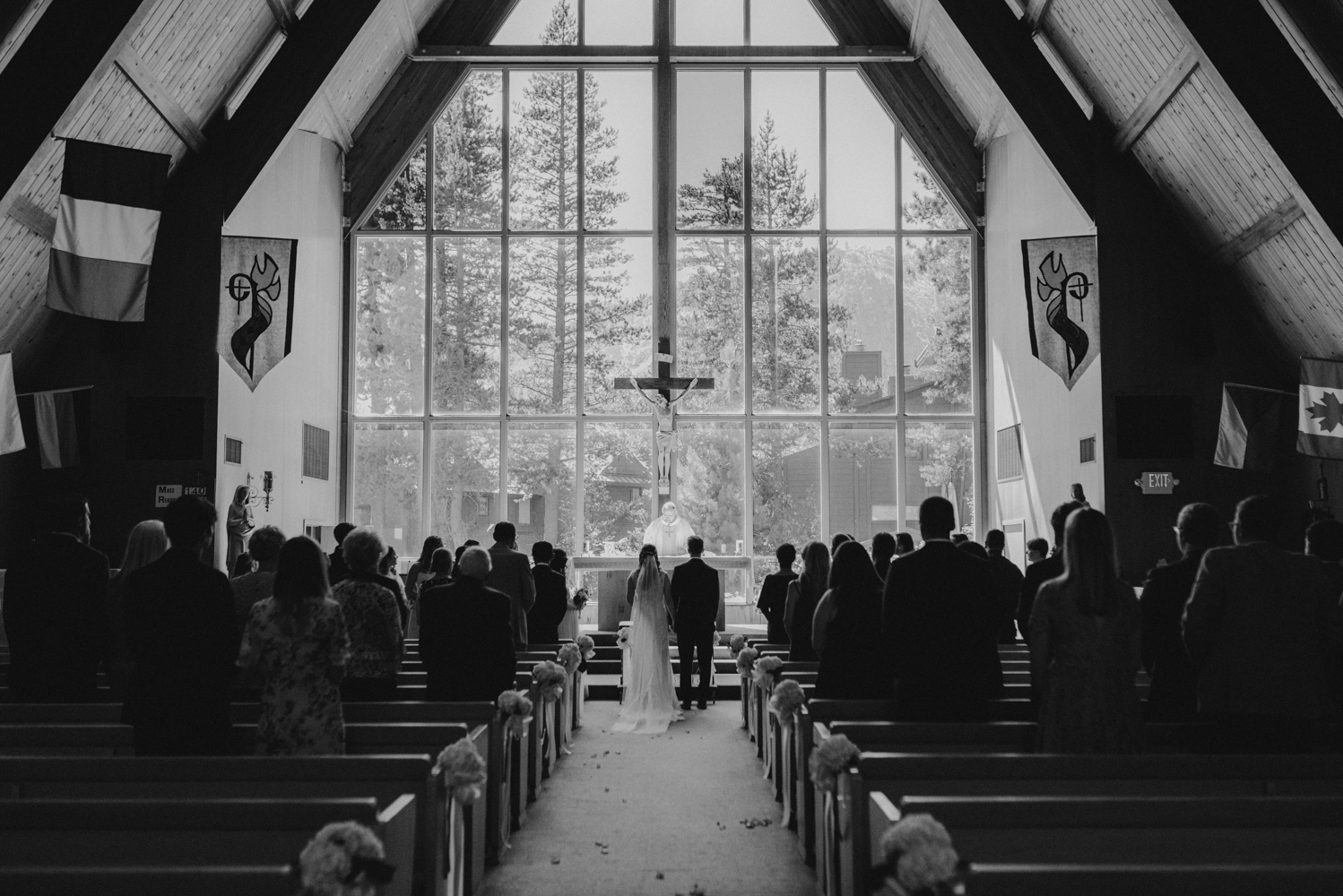 Hellman-Erman Mansion Wedding, photo of a wedding in a catholic ceremony