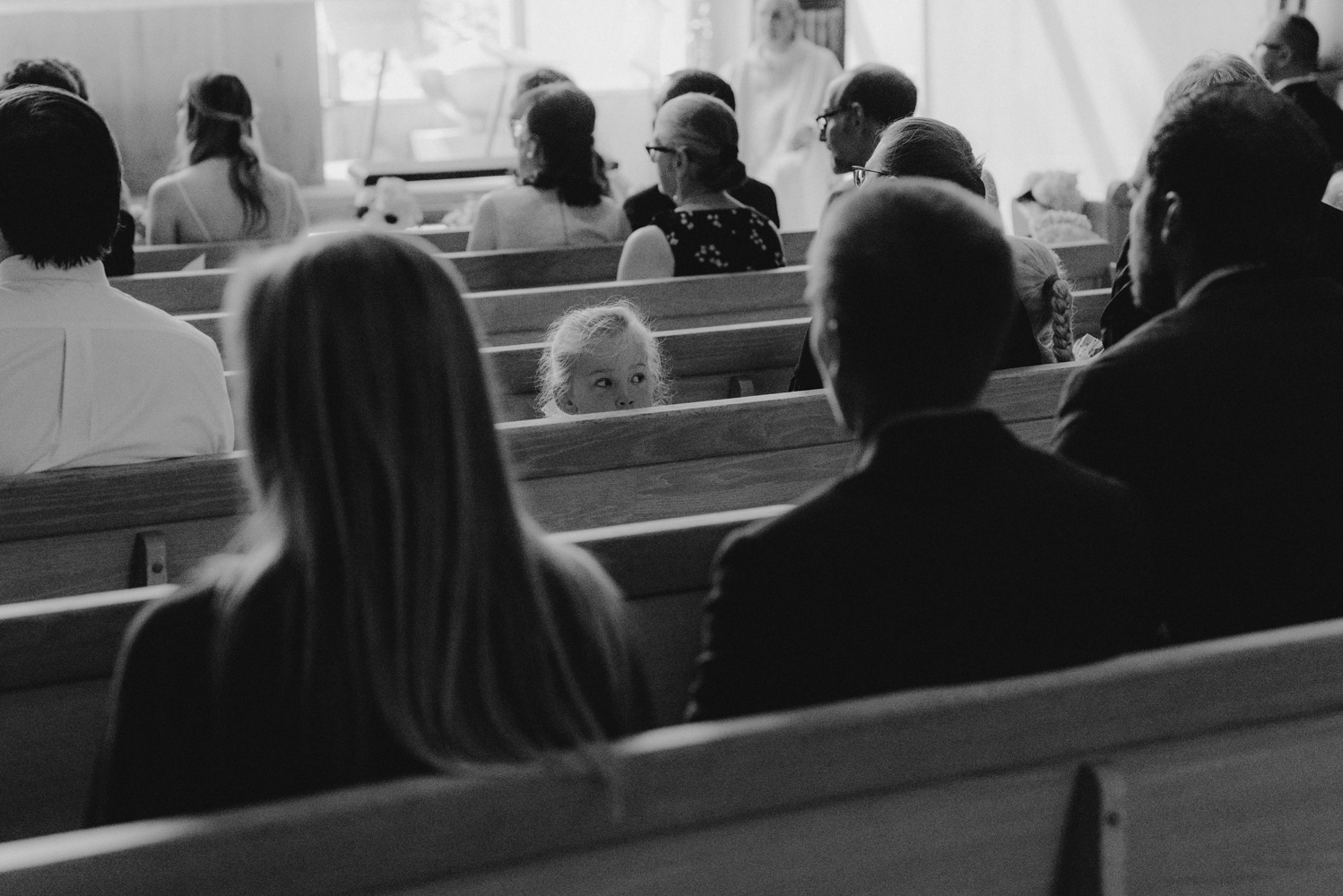 Hellman-Erman Mansion Wedding, photo of kid in church