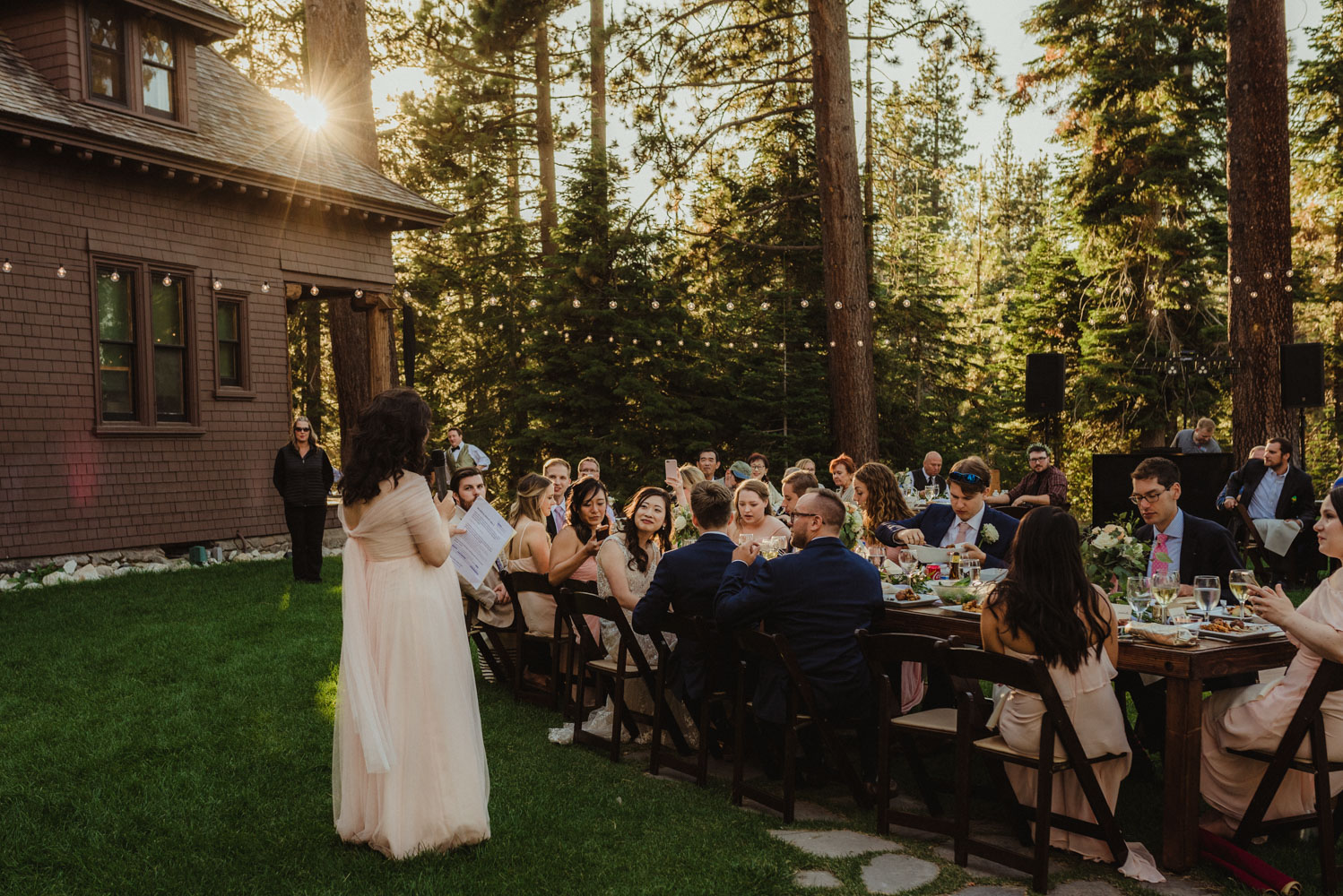 Hellman-Erman Mansion Wedding, photo of toasts