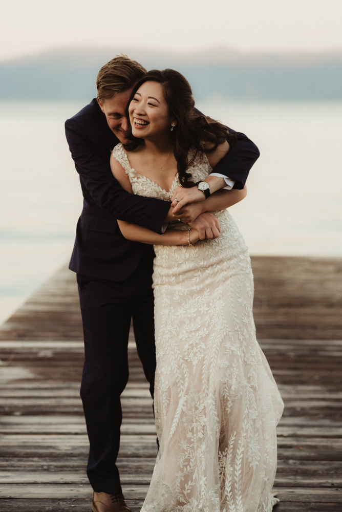 Hellman-Erman Mansion Wedding, photo of couple hugging 