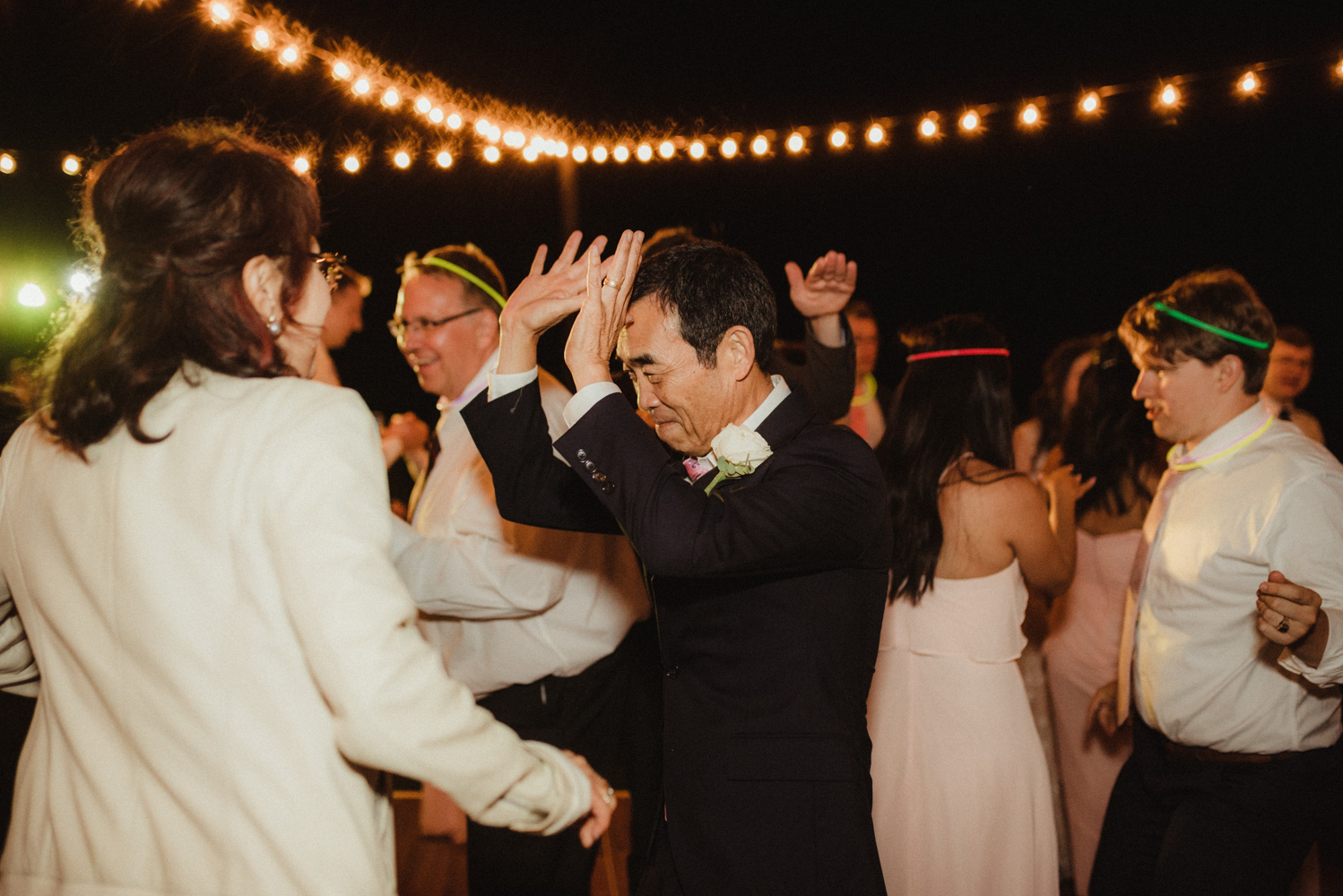 Hellman-Erman Mansion Wedding, photo of bride's dad dancing