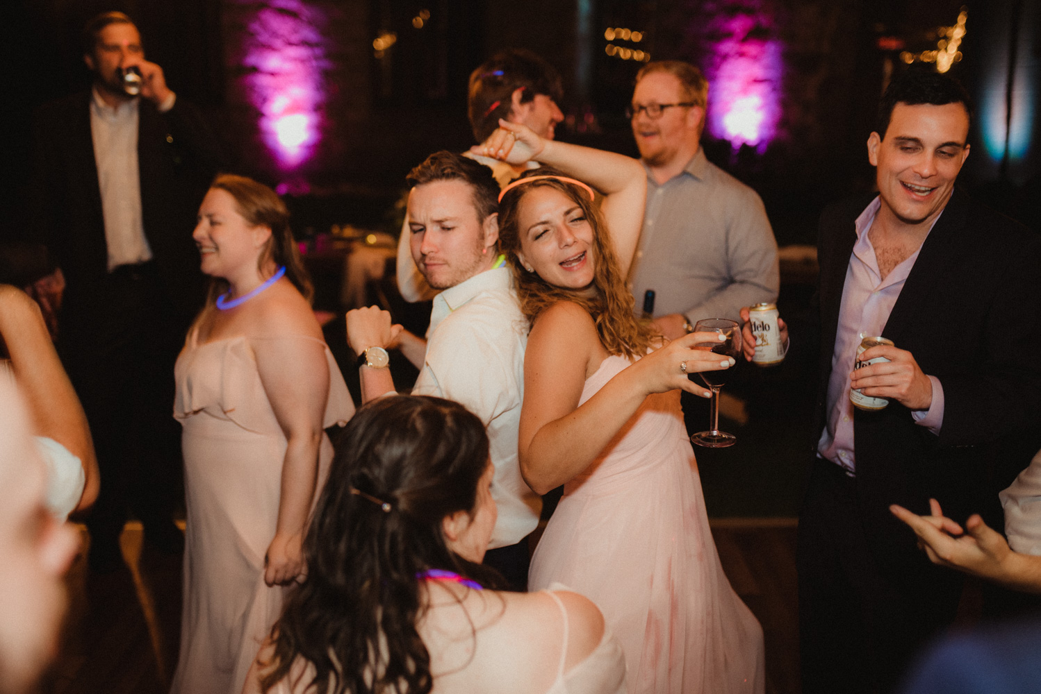Hellman-Erman Mansion Wedding, photo of guests dancing