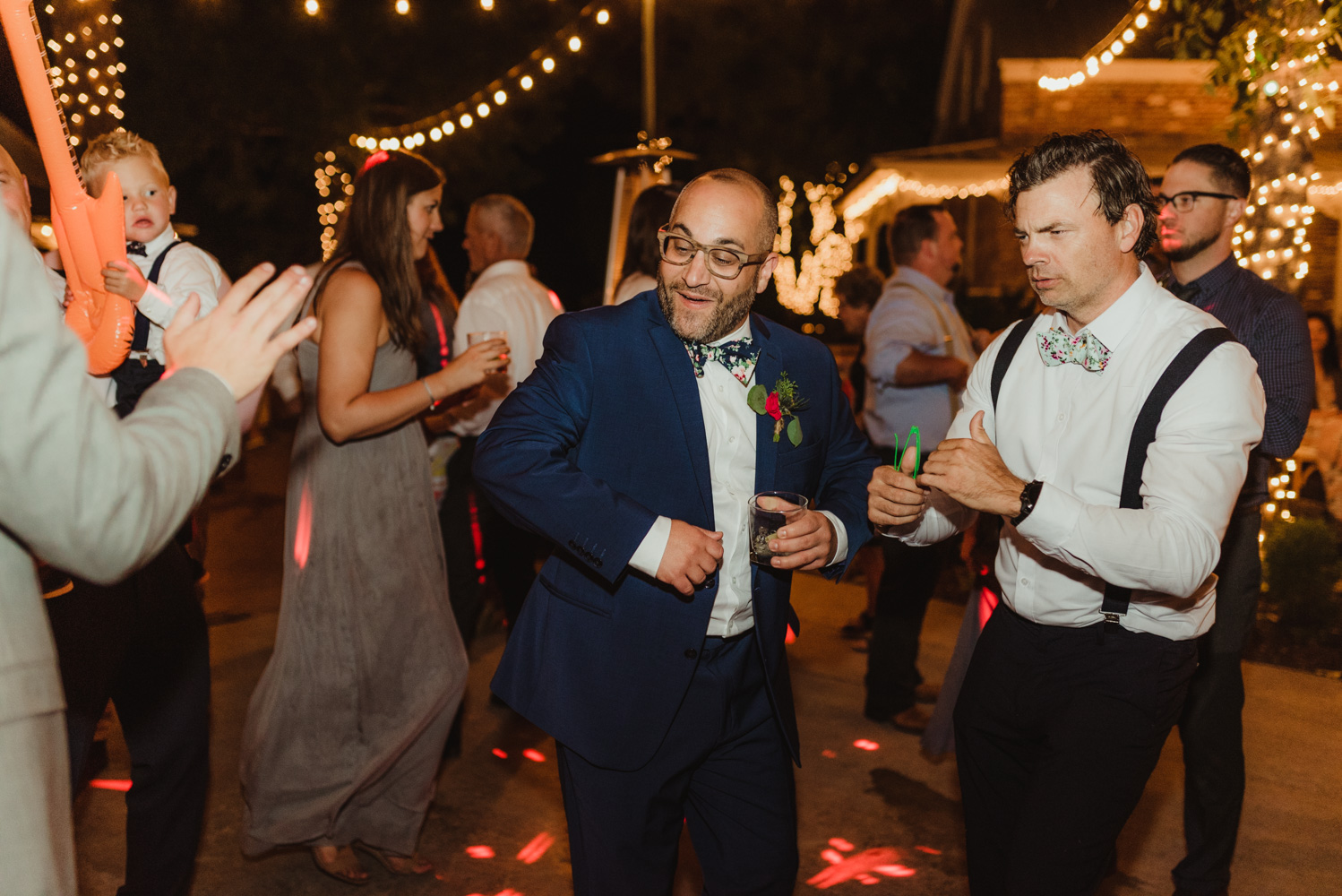 Twenty Mile House Wedding Photographer, photo of groom's best man dancing