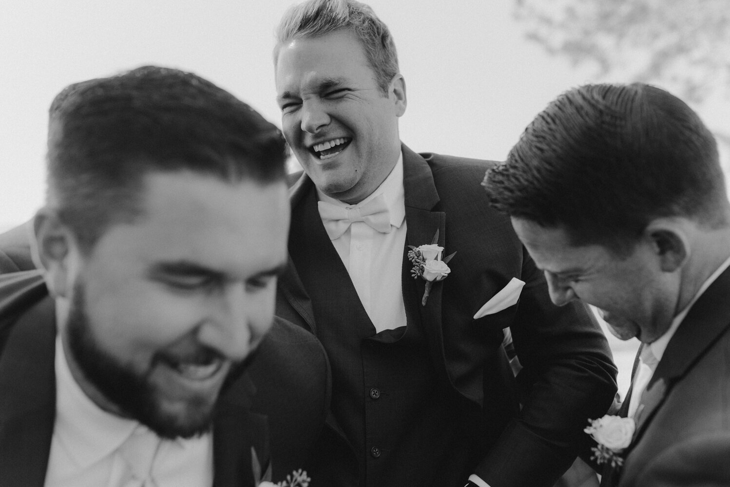 Edgewood Tahoe Wedding, photo of groom and his groomsmen