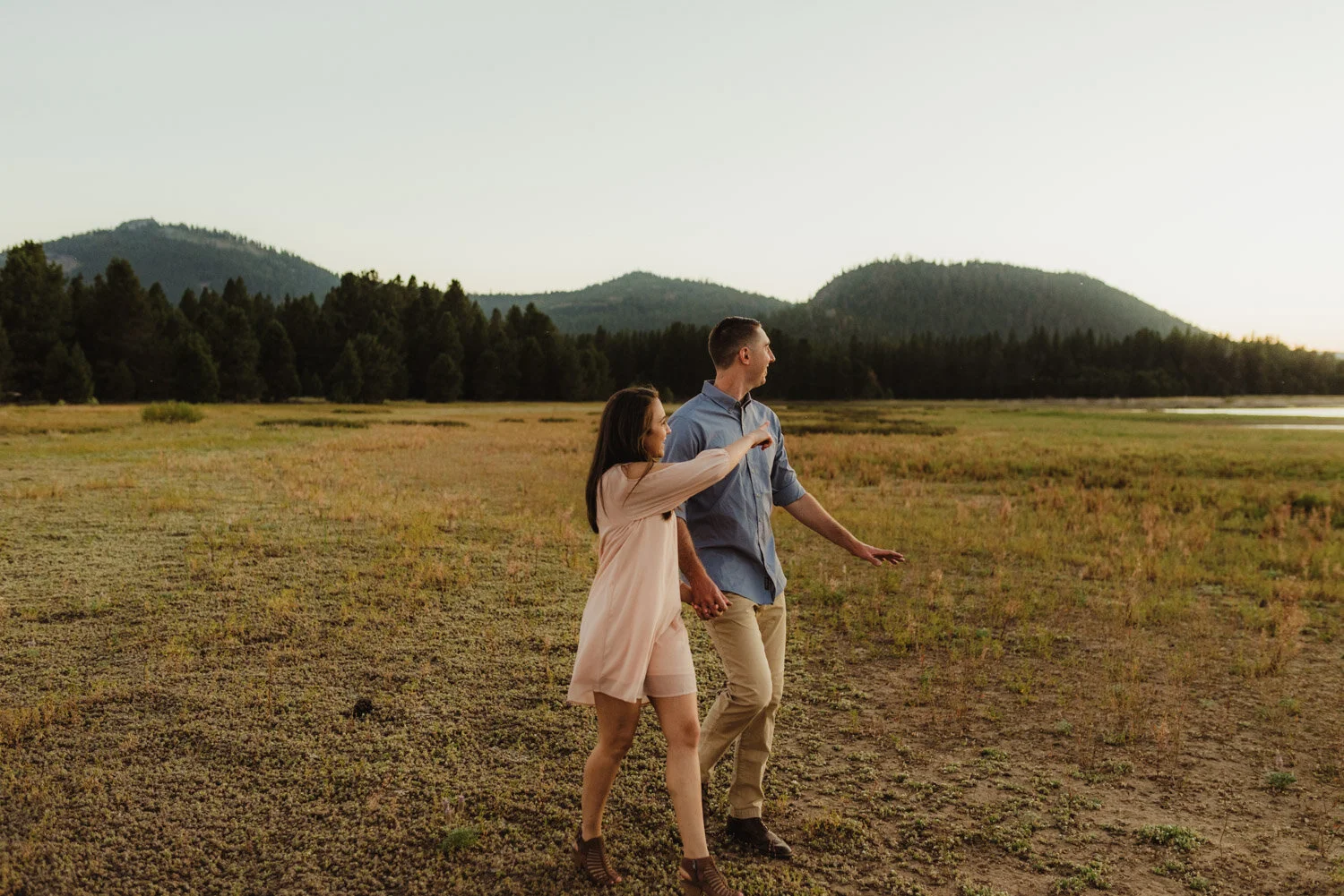 Lake Davis Engagement Session | Lake Tahoe Photographer 