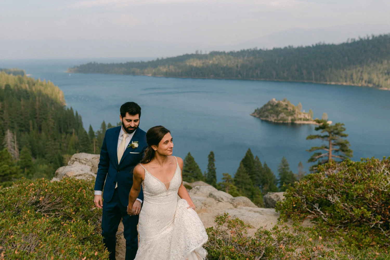 COVID Elopement in Emerald Bay 