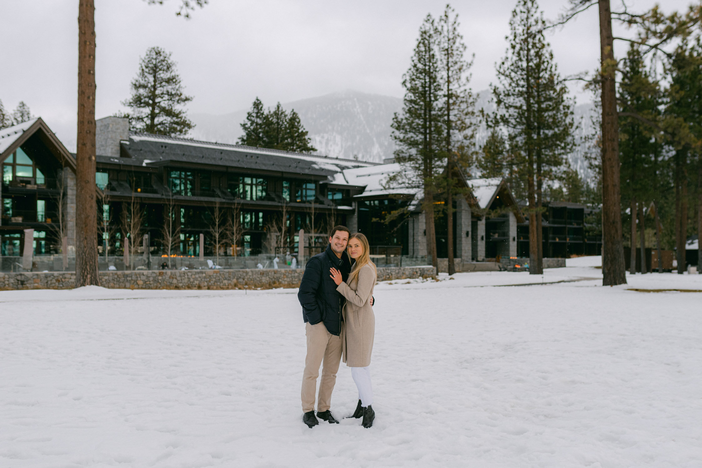 Lake Tahoe Proposal at Edgewood, photo of the resort