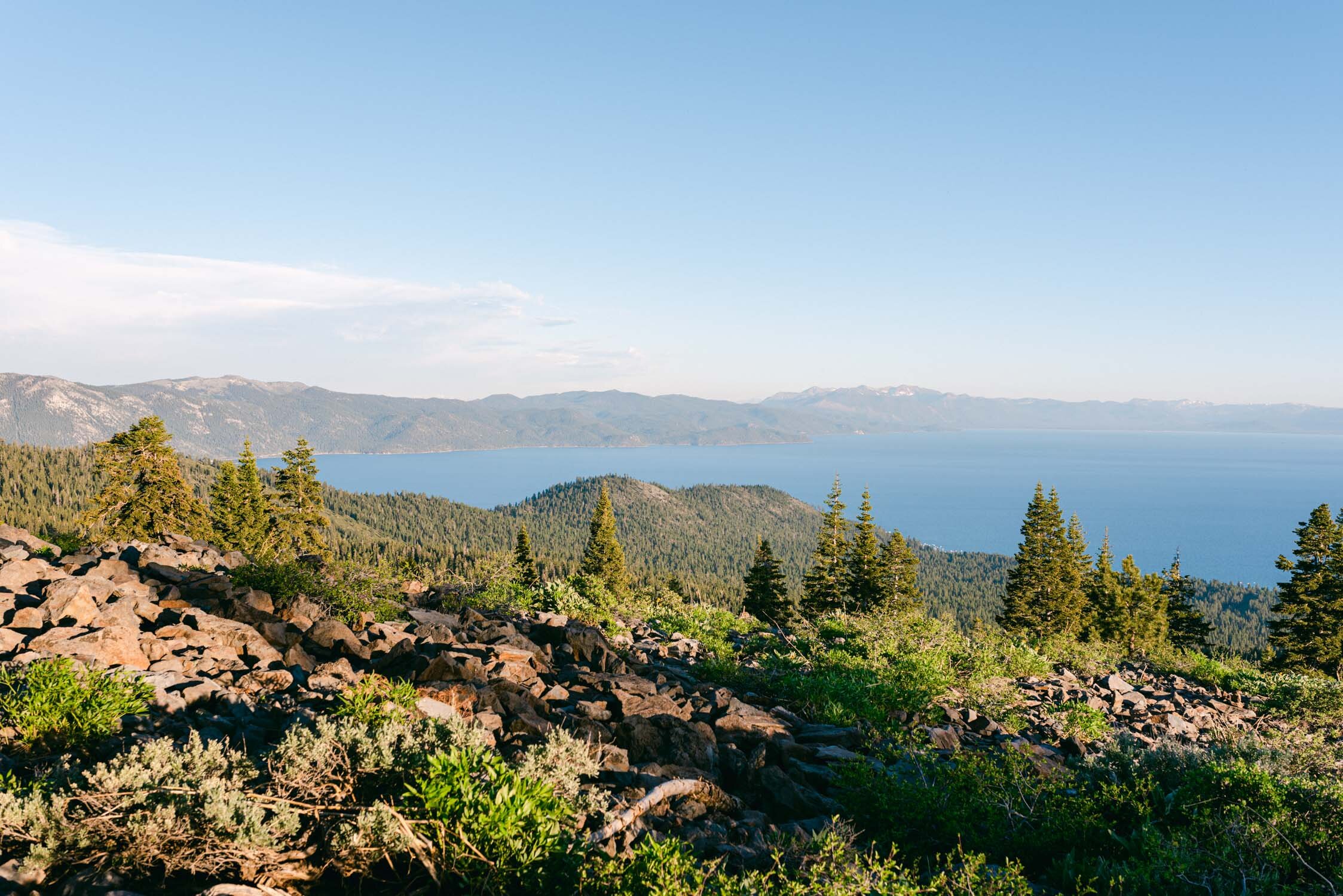 Overlooks Lake Tahoe 