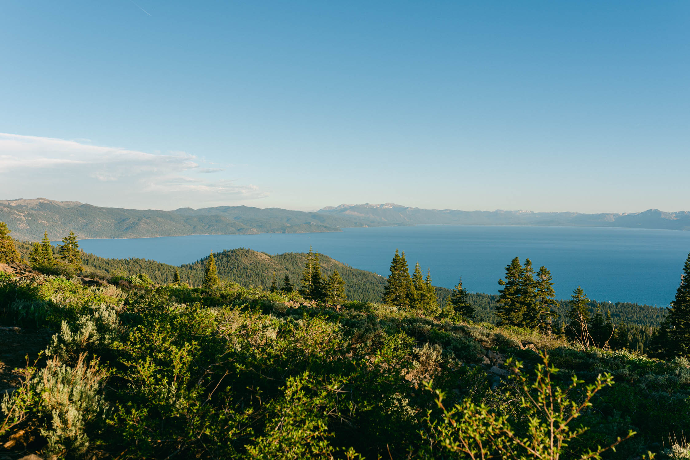 Lake Tahoe photo from an overloo