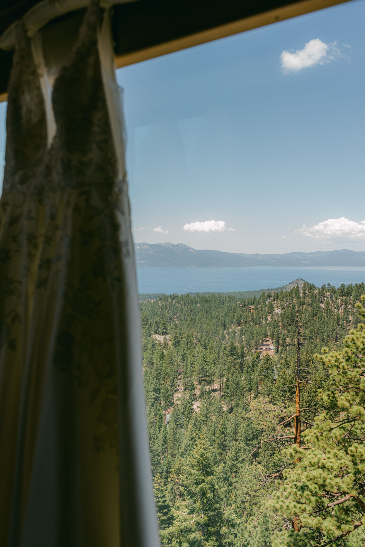 Tahoe Blue Estate Wedding photo from the master suite