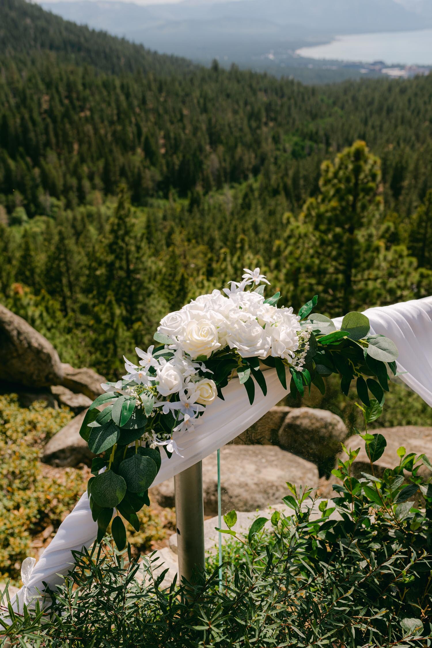 Tahoe Blue Estate Wedding photo of the decor