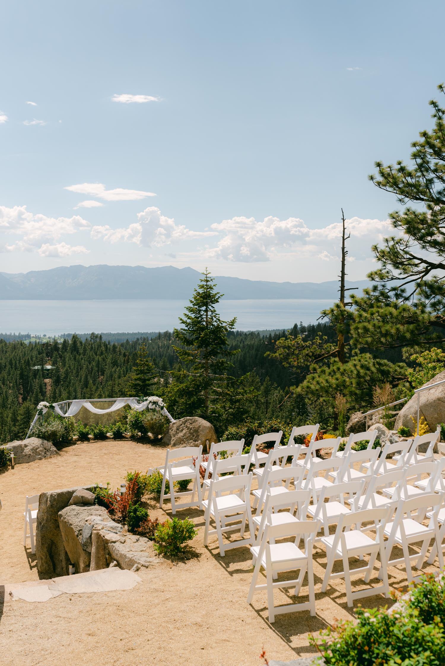 Tahoe Blue Estate Wedding decor ideas