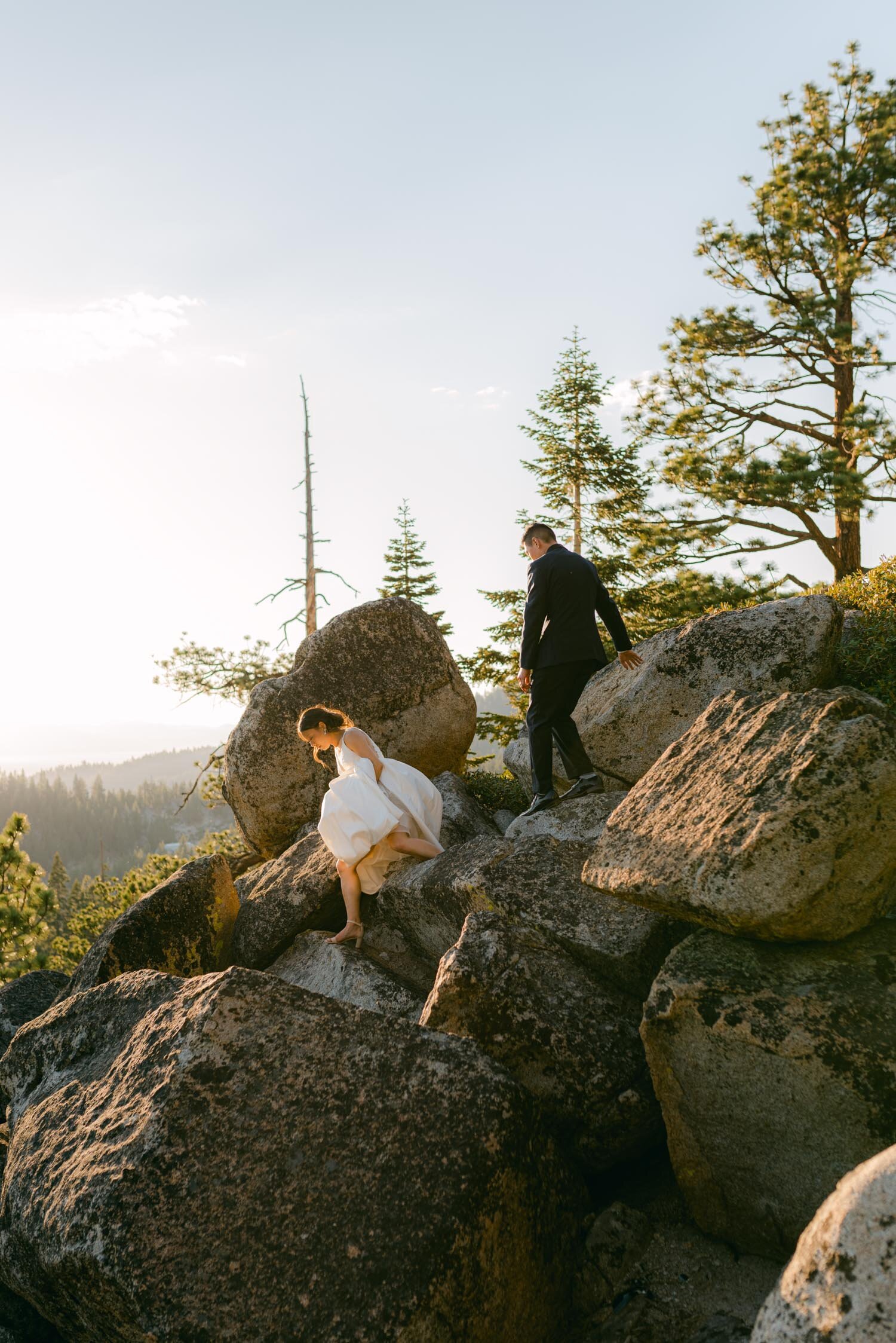 Tahoe Blue Estate Wedding candid photo taken by a photojournalistic wedding photographer 