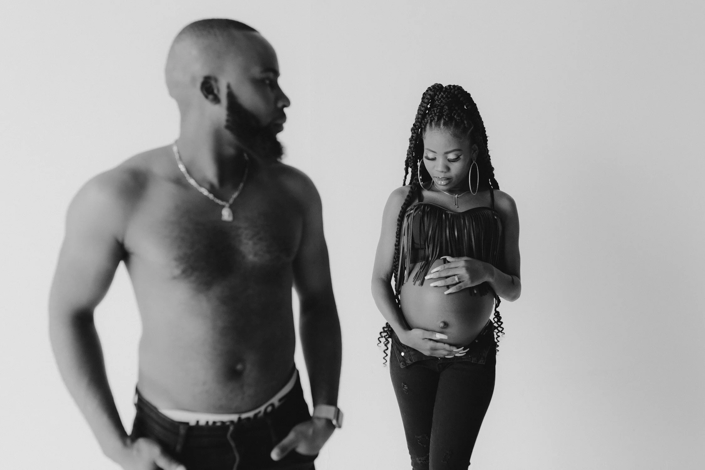 Studio Maternity Session in Reno 