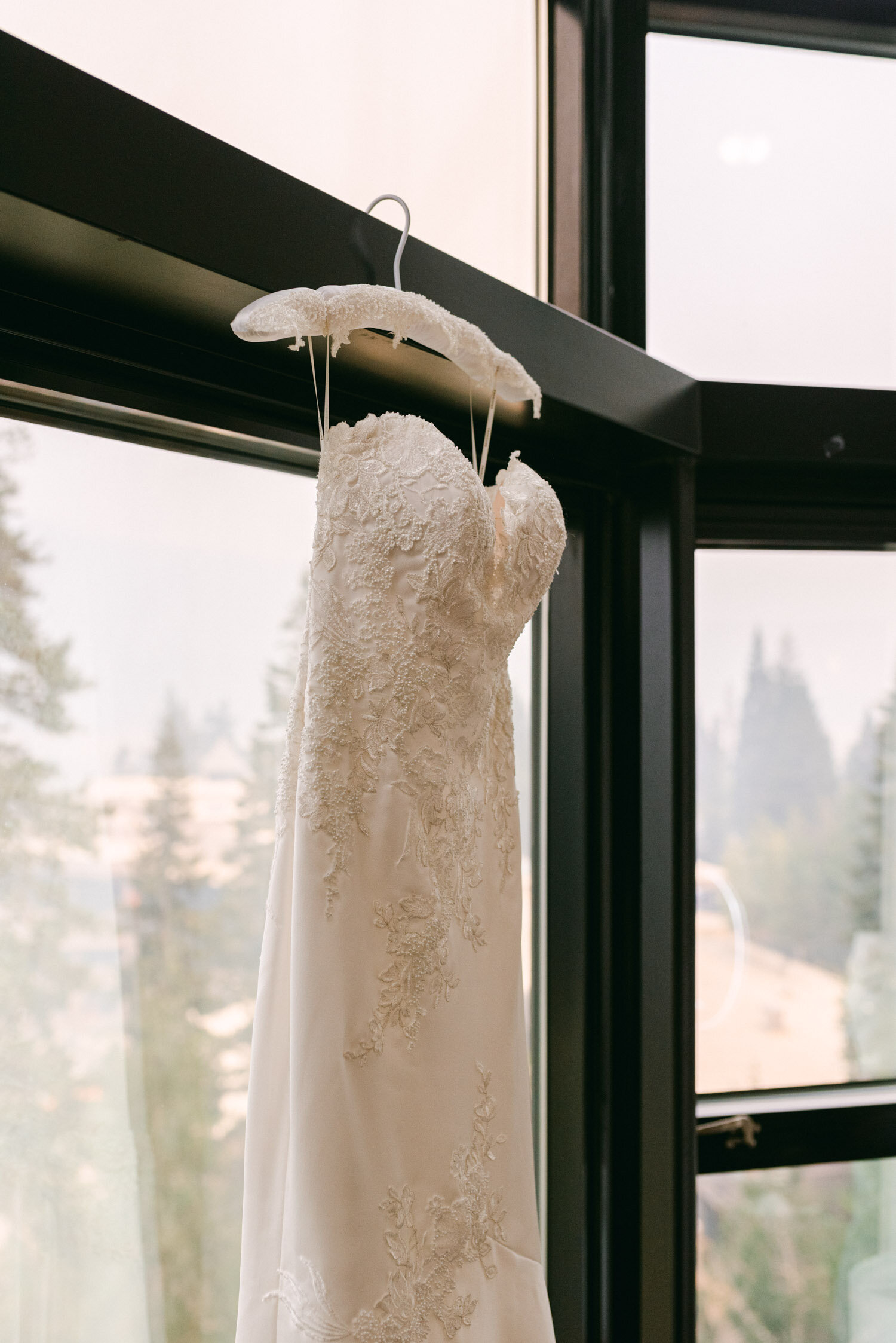 Palisades Wedding, photo of a Pronovias wedding gown 