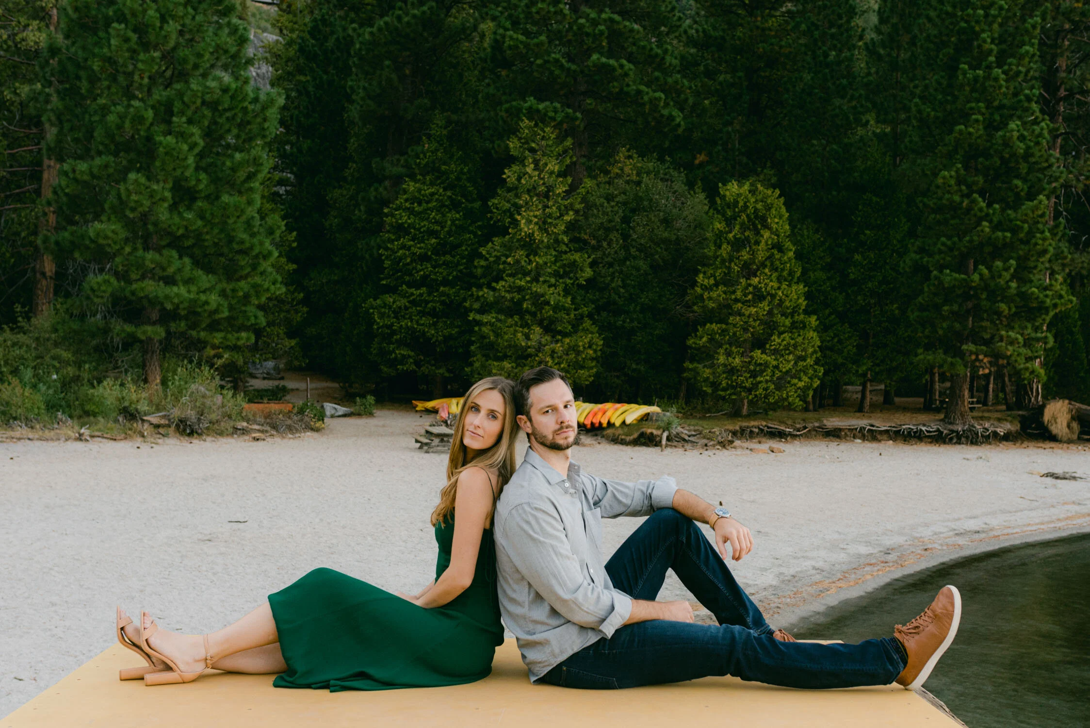 Emerald Bay Lake Tahoe Engagement Session 