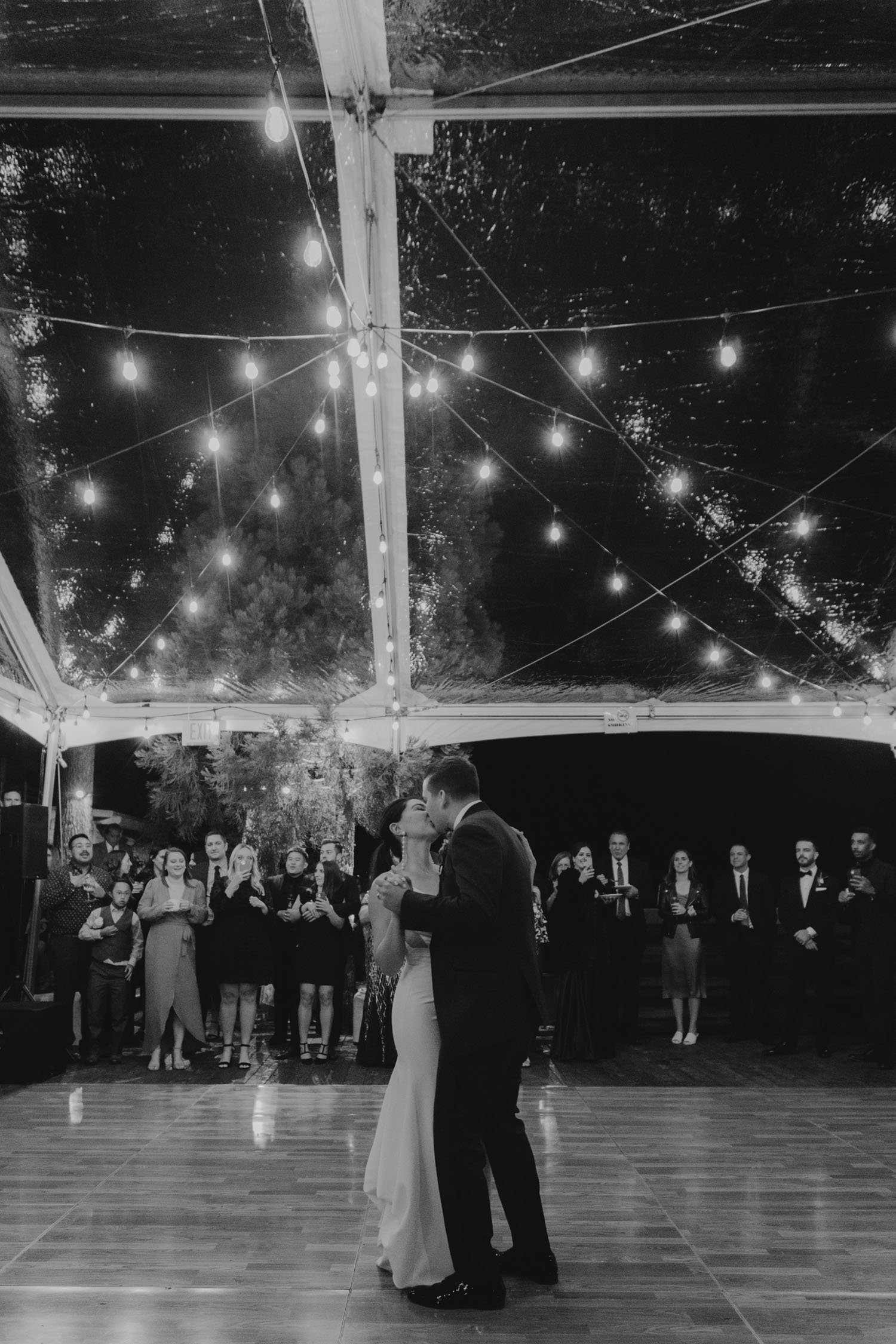 Sunnyside Tahoe Wedding, photo of couple during their first dance