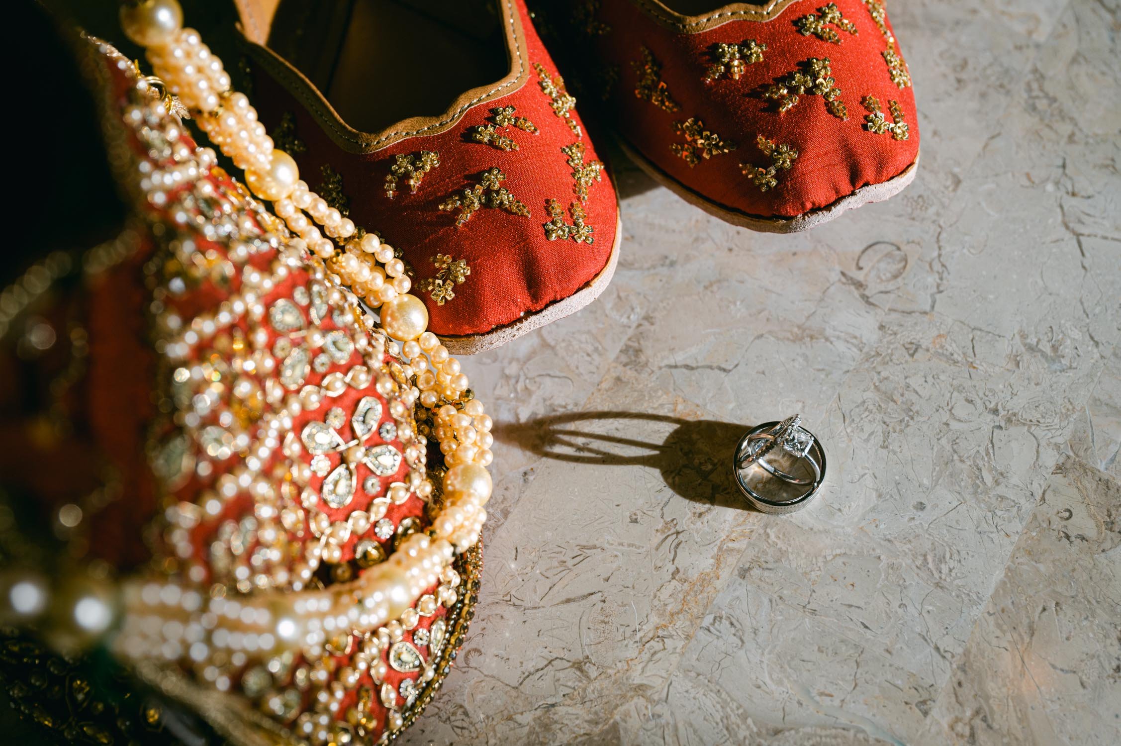 Traditional Hindu (Bengali) Ceremony, photo of wedding shoes 