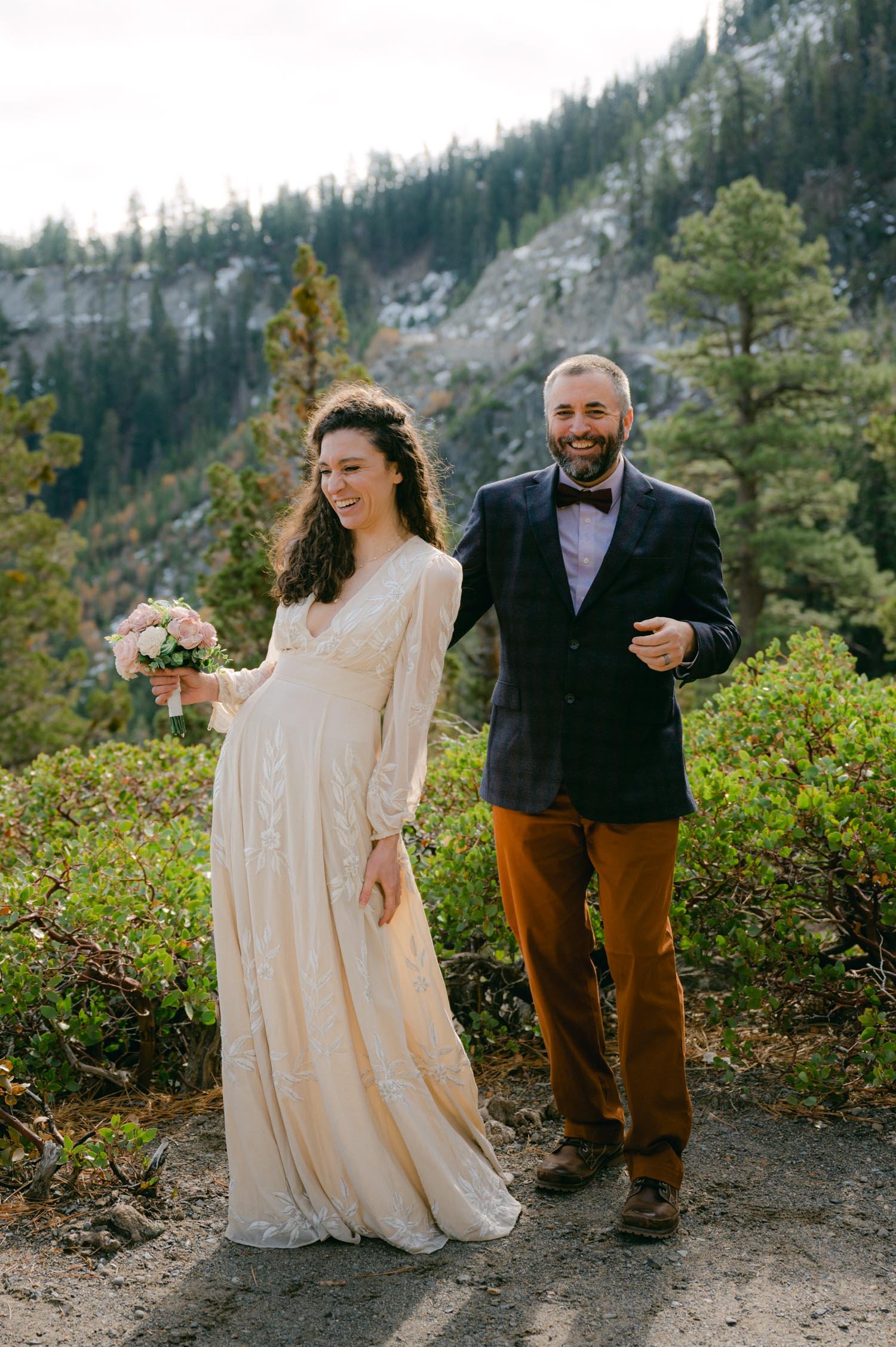 Emerald Bay elopement photo