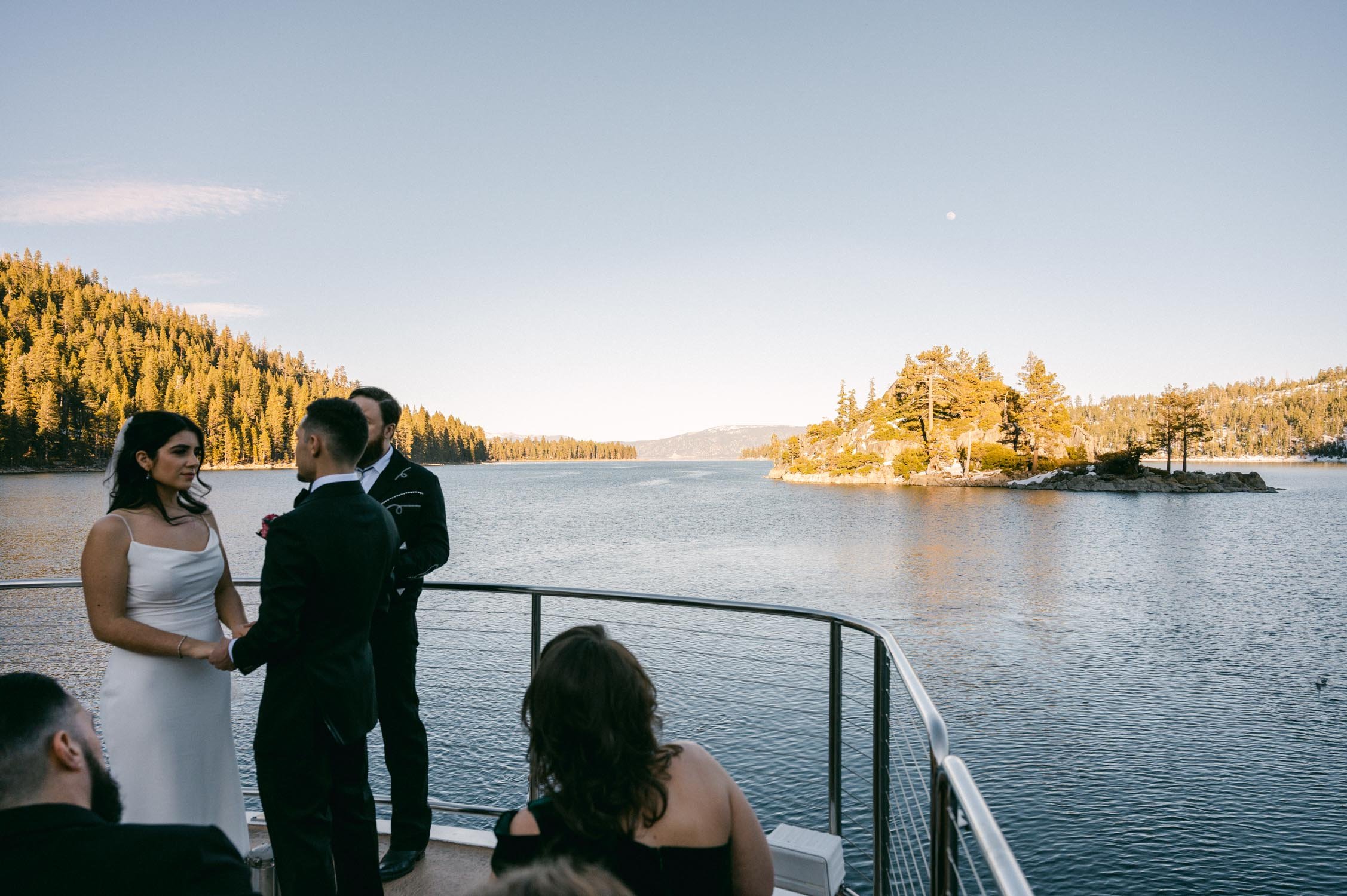 Tahoe Bleu Wave Wedding photo of emerald bay
