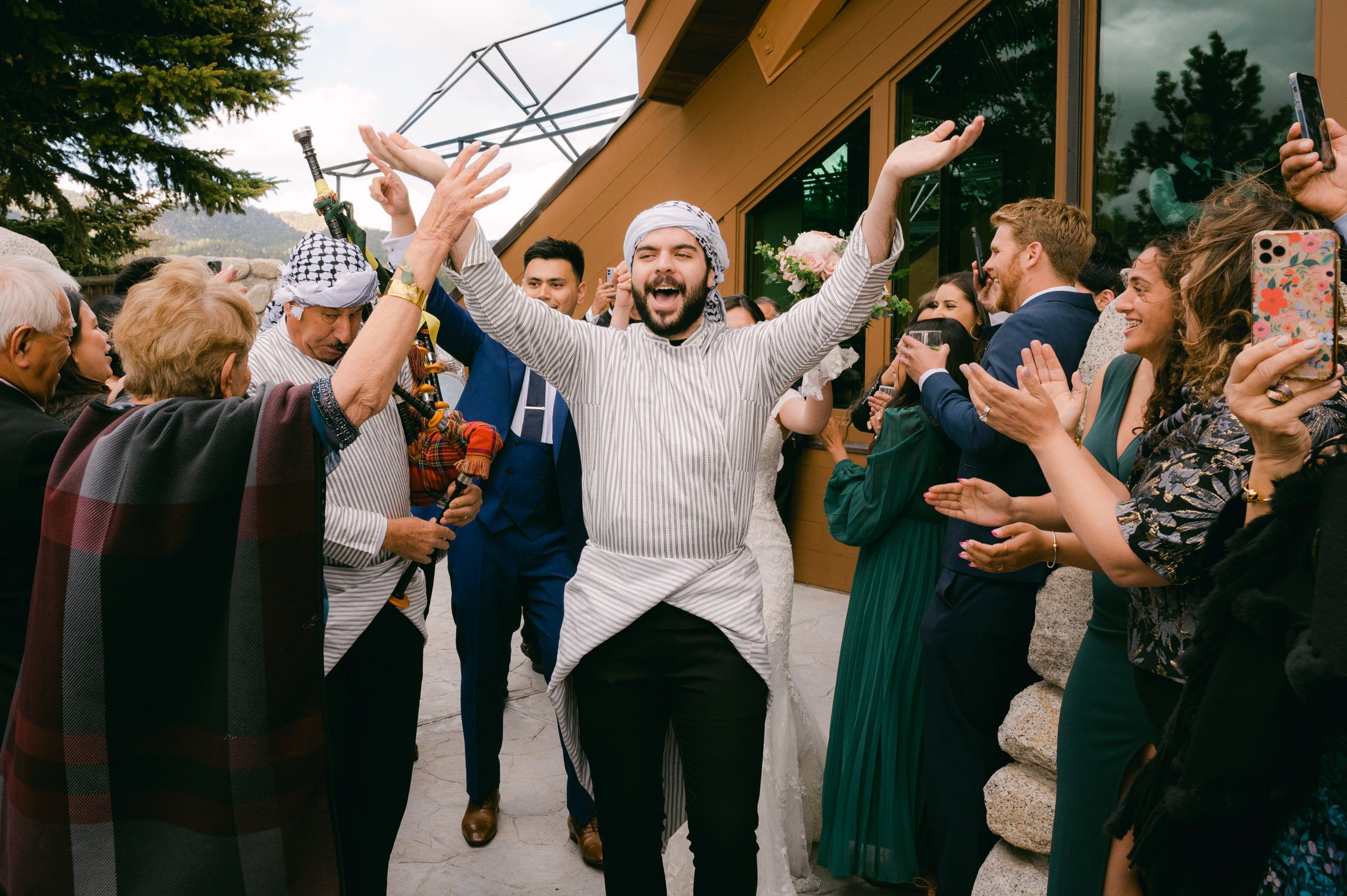 Edgewood Tahoe Wedding photos: photo of  Zaffa drummers