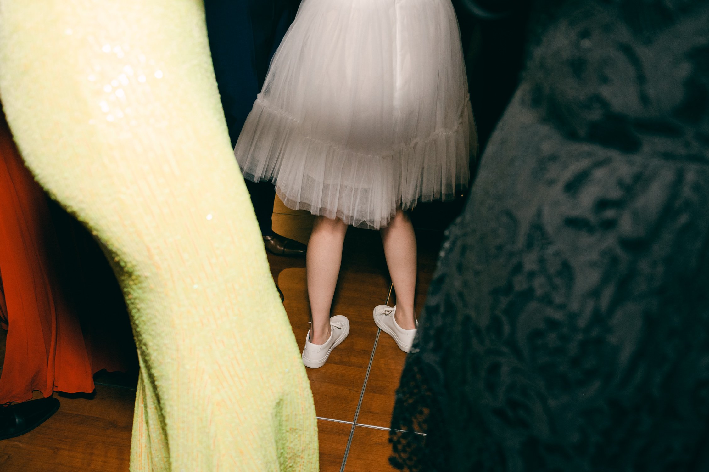 Edgewood Tahoe Wedding photos: photo of bride's reception shoes
