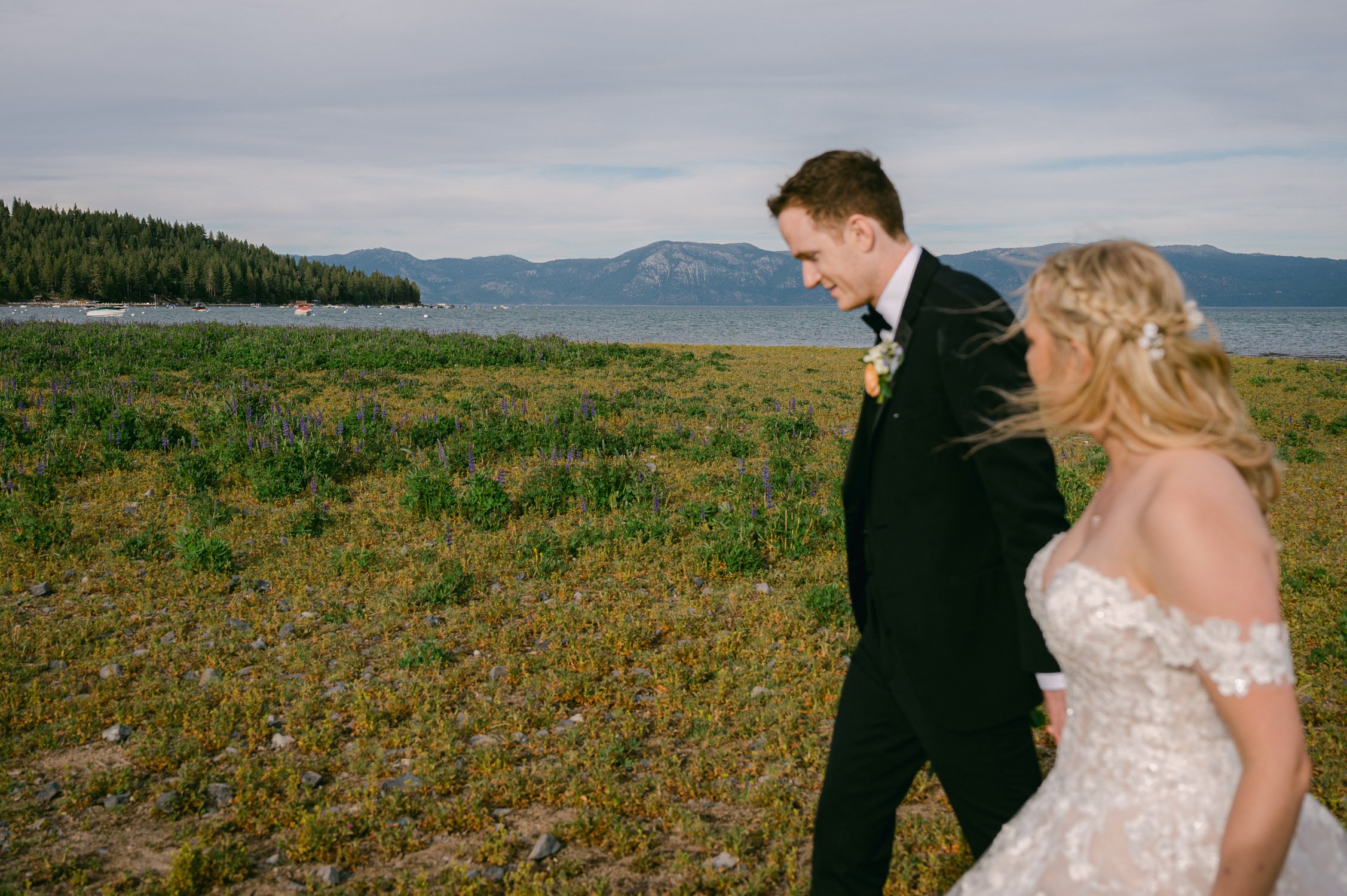 Lake Tahoe elopement photos, photo of Lake Tahoe
