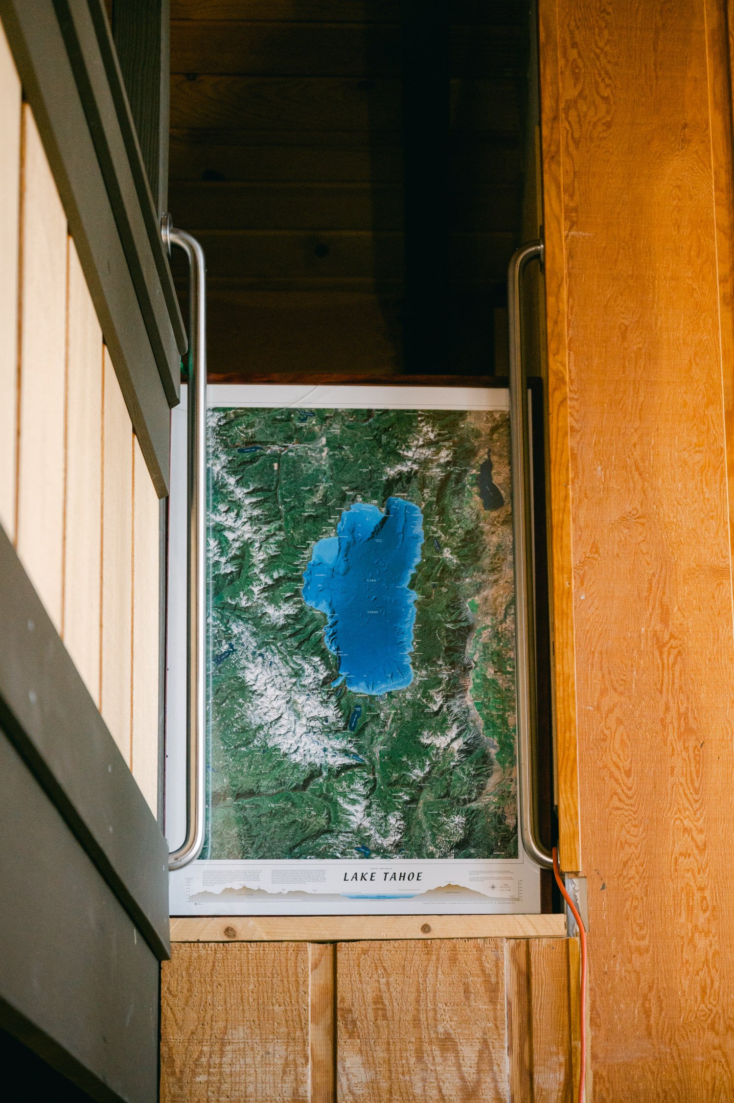 Adventure elopement in Lake Tahoe, photo of a lake tahoe poster