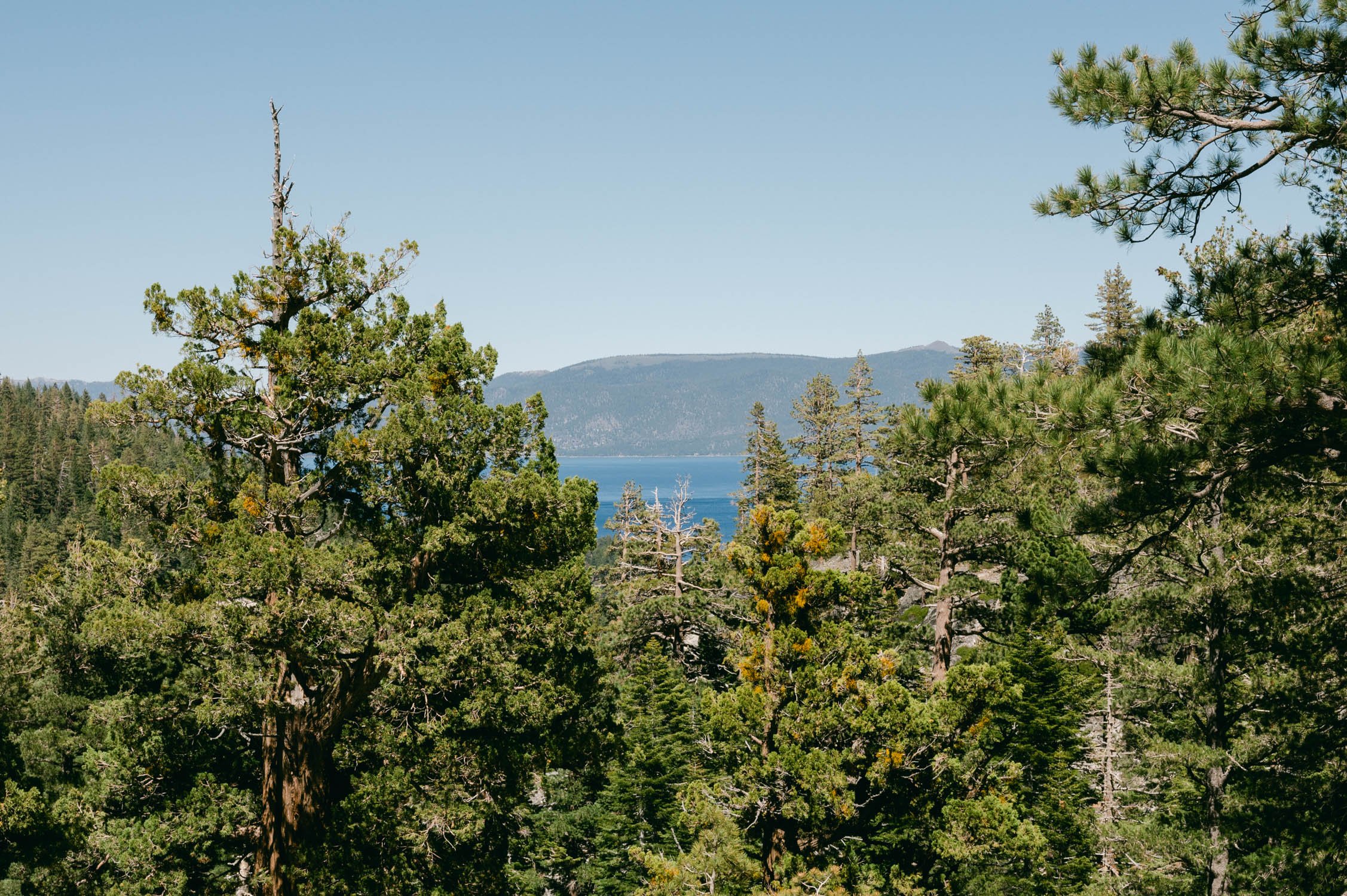 Adventure elopement in Lake Tahoe, photo of lake tahoe