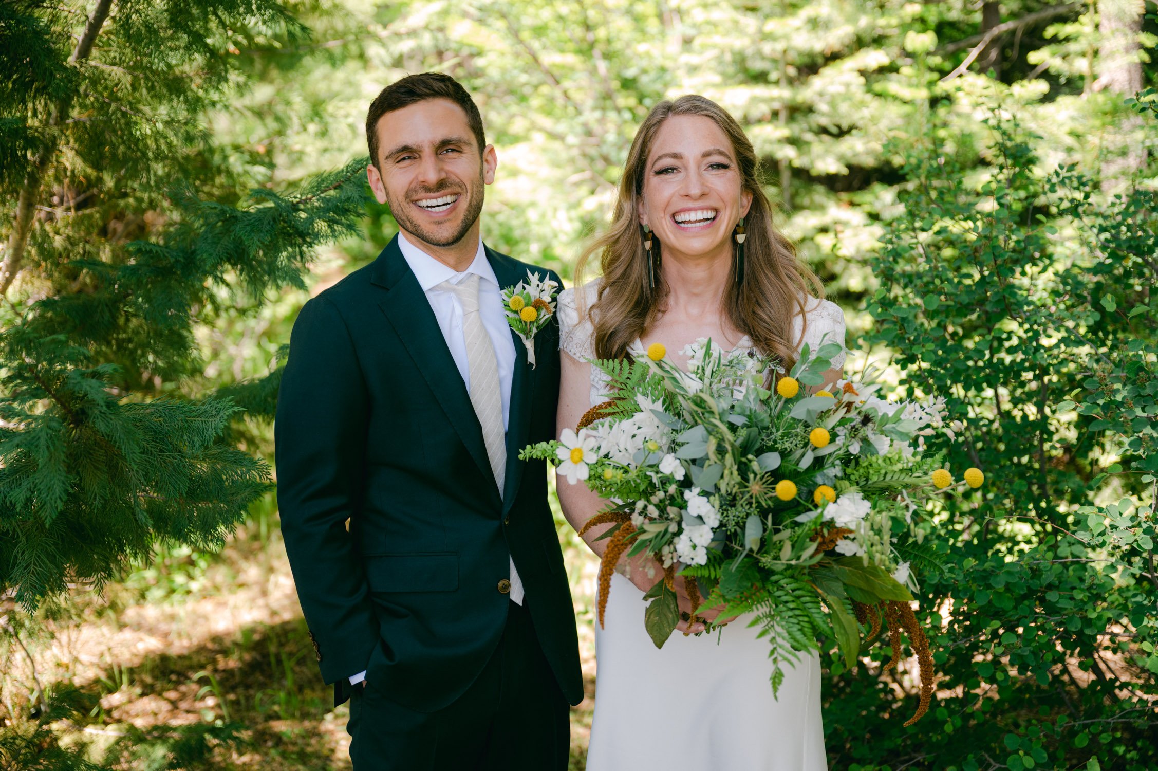 West Shore Private Estate Wedding, photo of couple in the forest