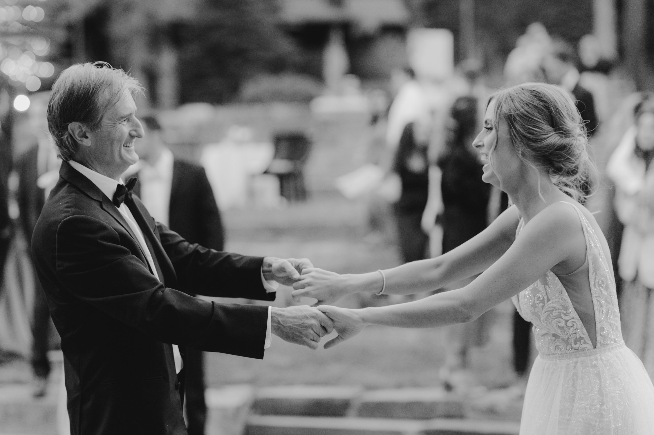 Martis Camp wedding photo of father daughter dance