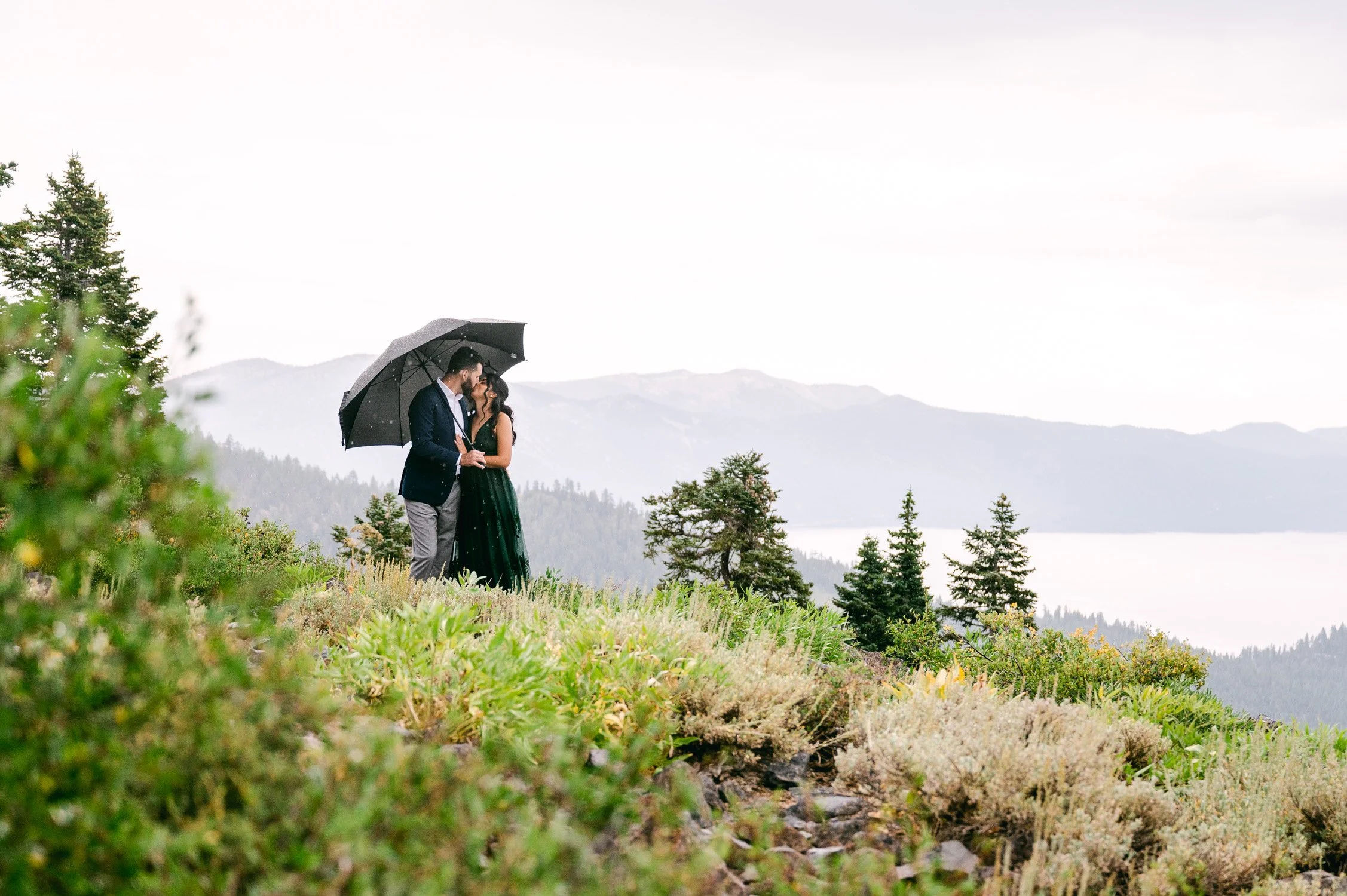 Lake Tahoe Engagement Session at "The Secret Spot"   