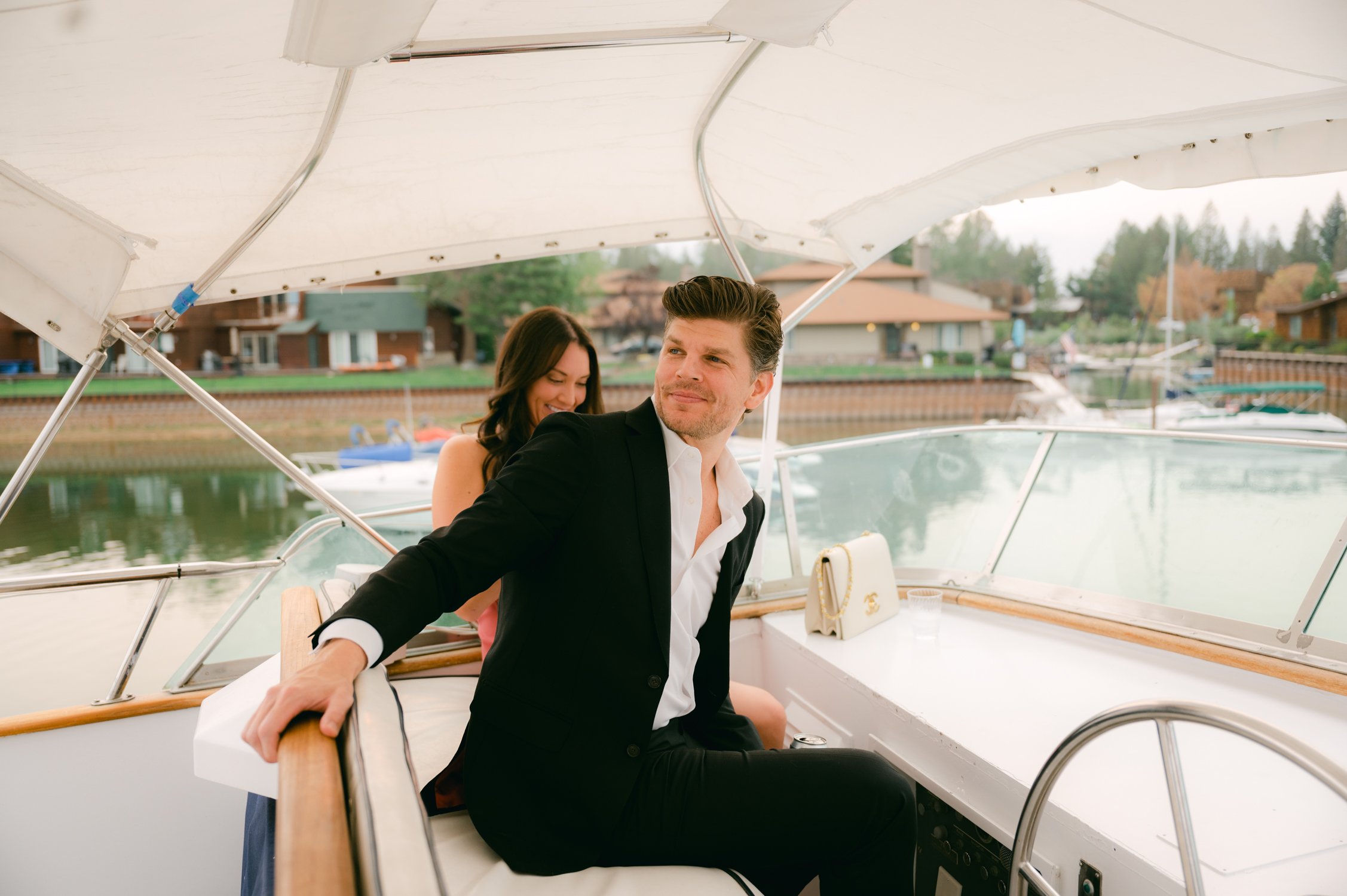 Lake Tahoe Yacht wedding, photo of guest
