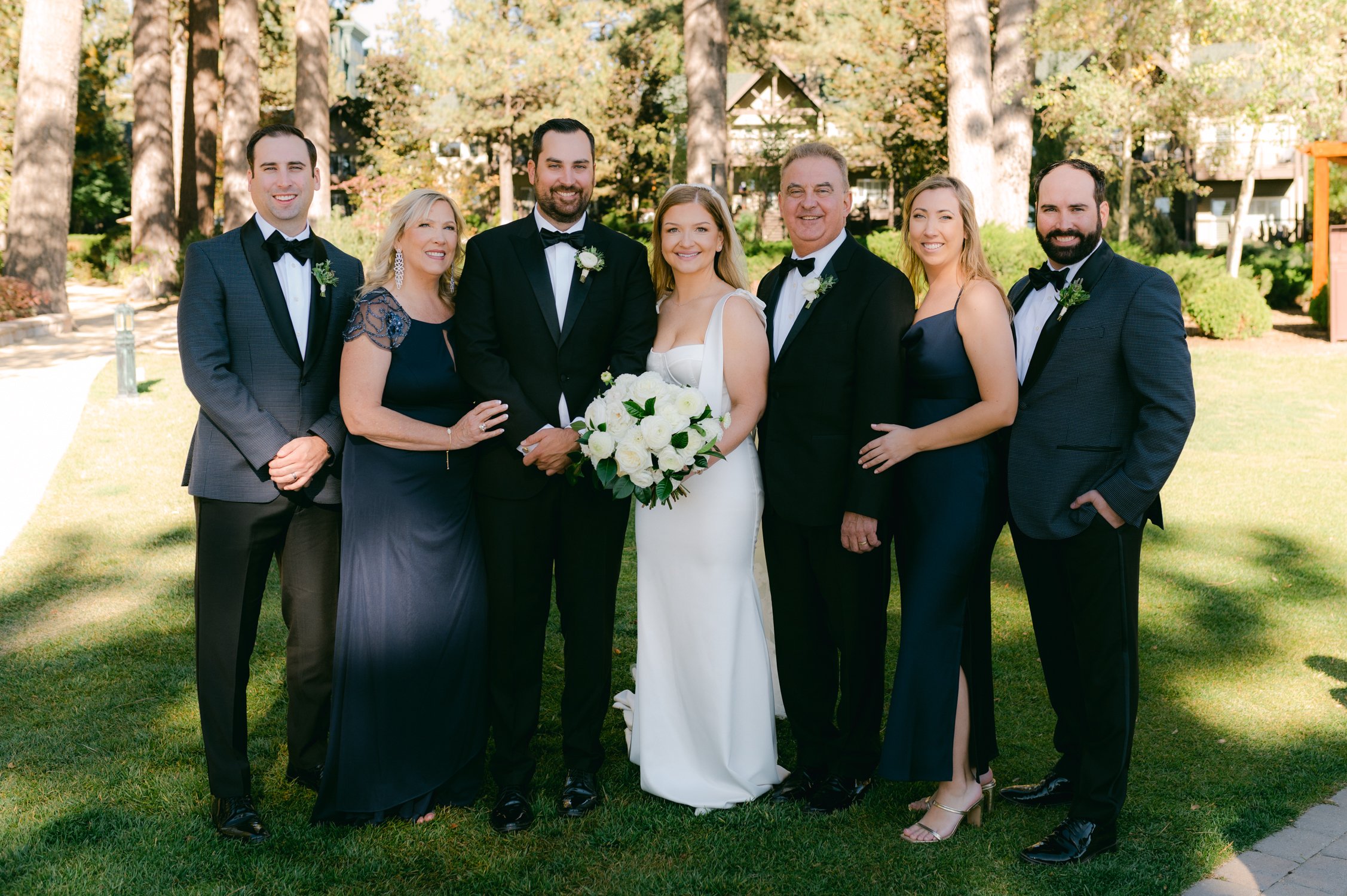Hyatt Lake Tahoe wedding, photo of family
