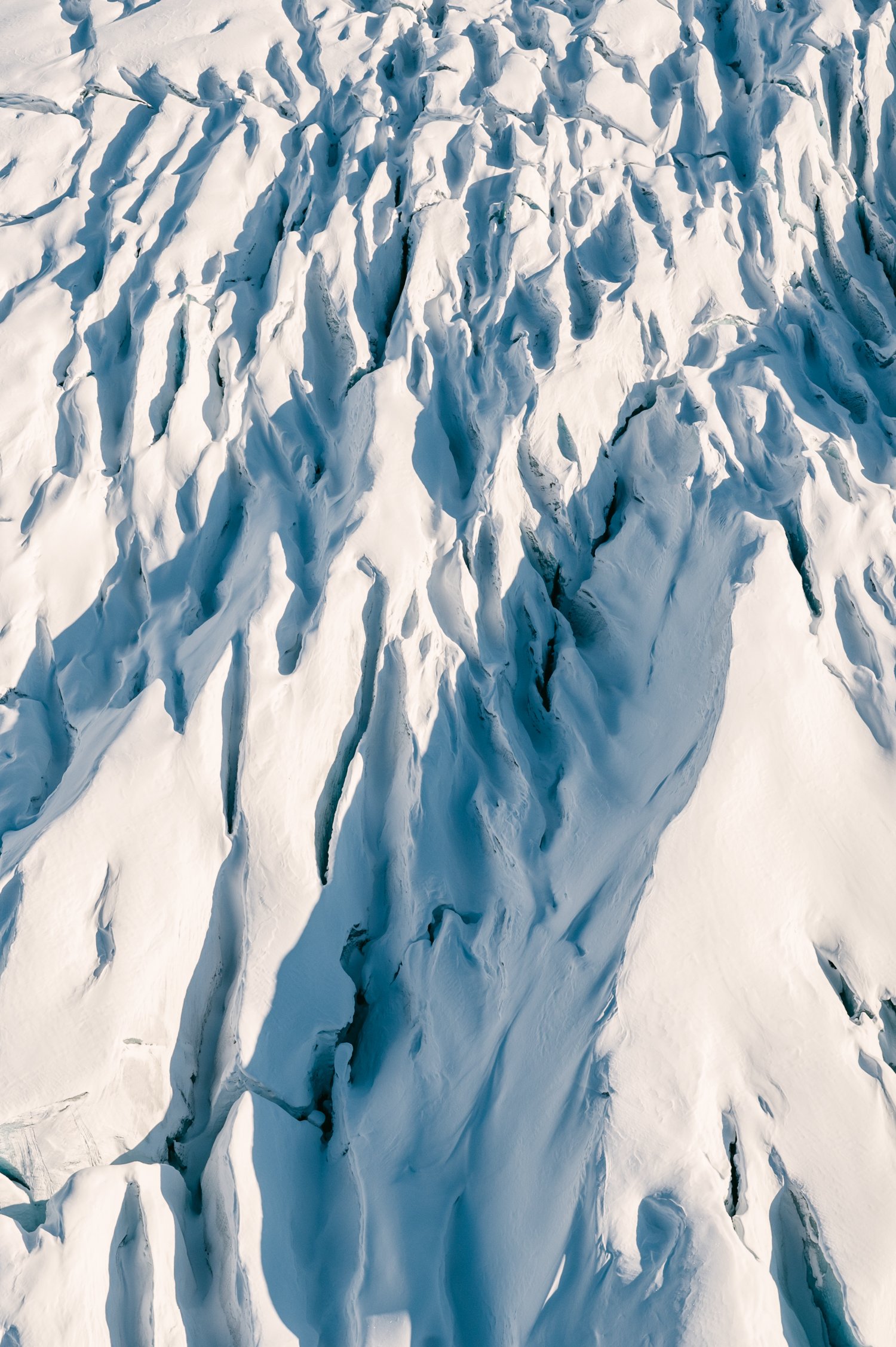 Girdwood Alaska helicopter elopement, photo of a glacier