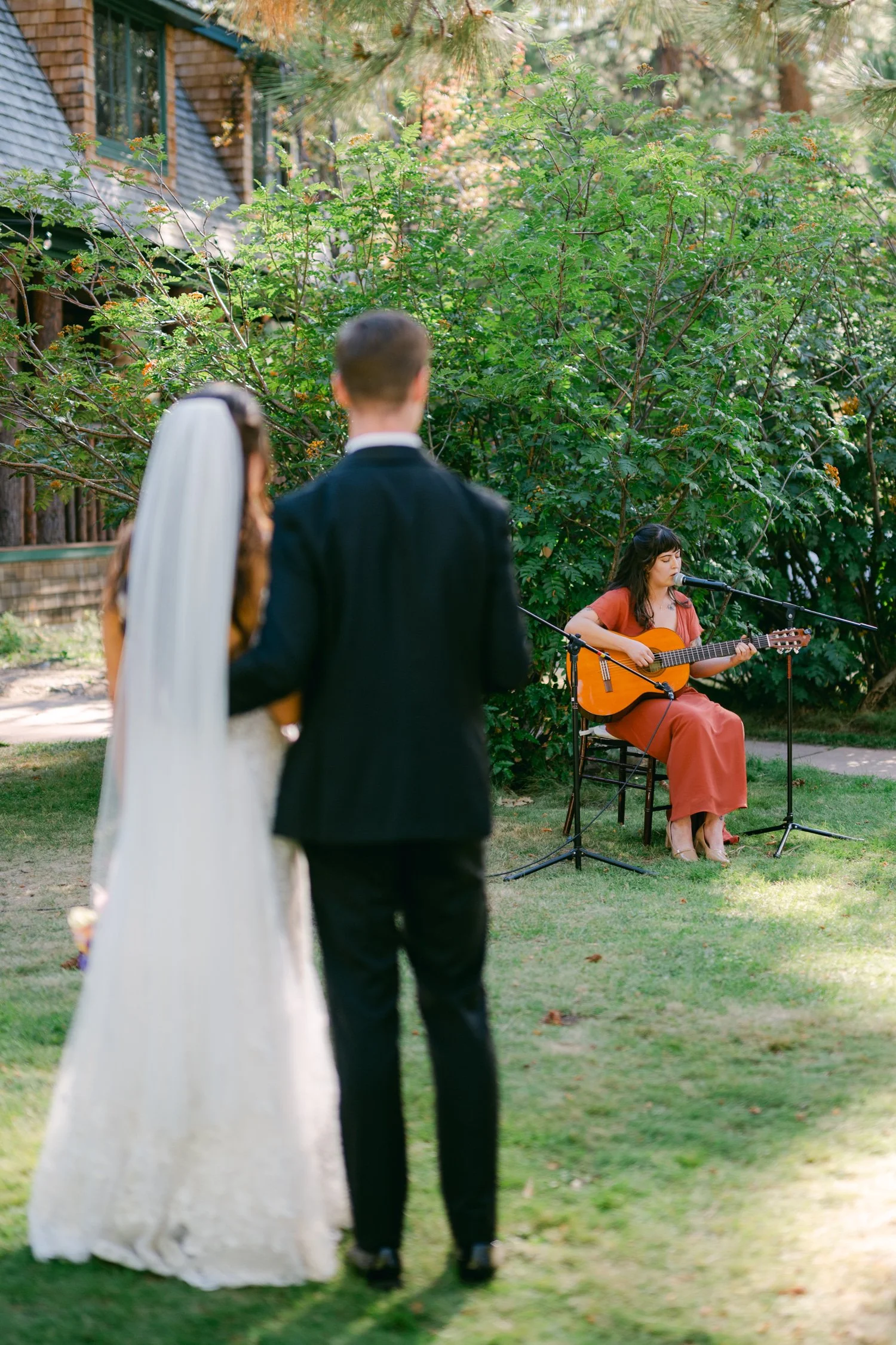 Valhalla wedding photo of the live music performance