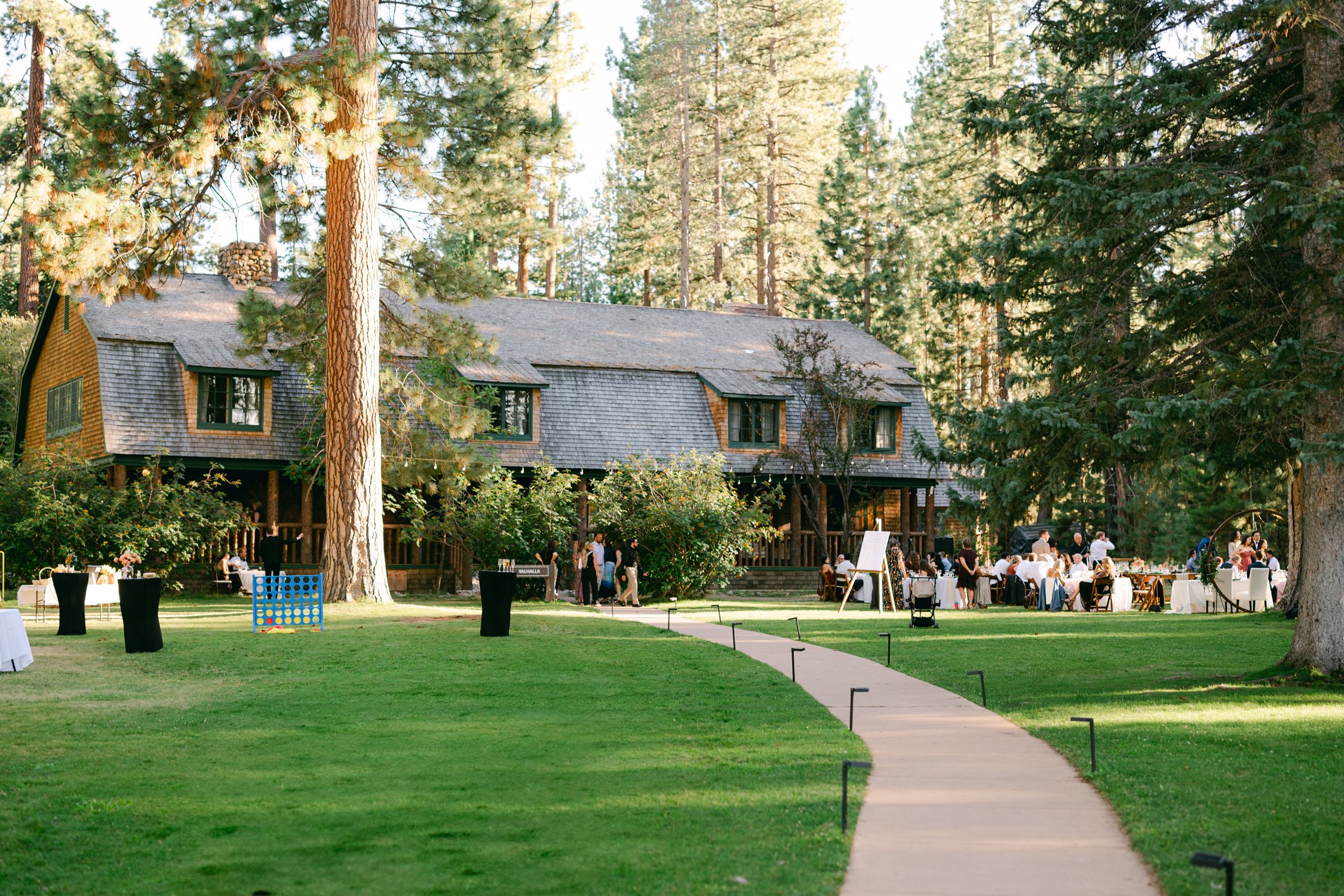 Valhalla Wedding photo of the outdoor reception
