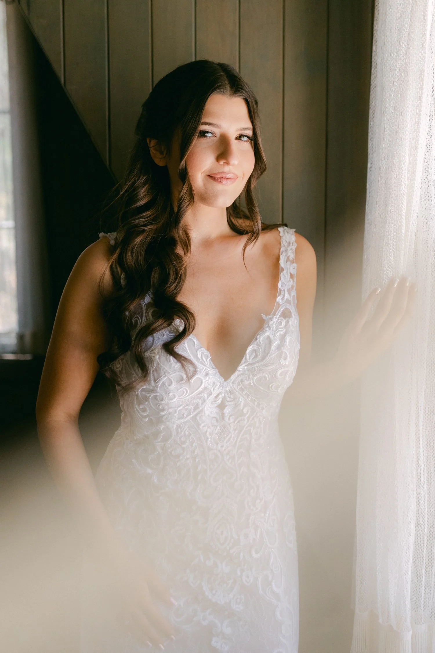 Valhalla wedding photo of the bride getting ready for her wedding