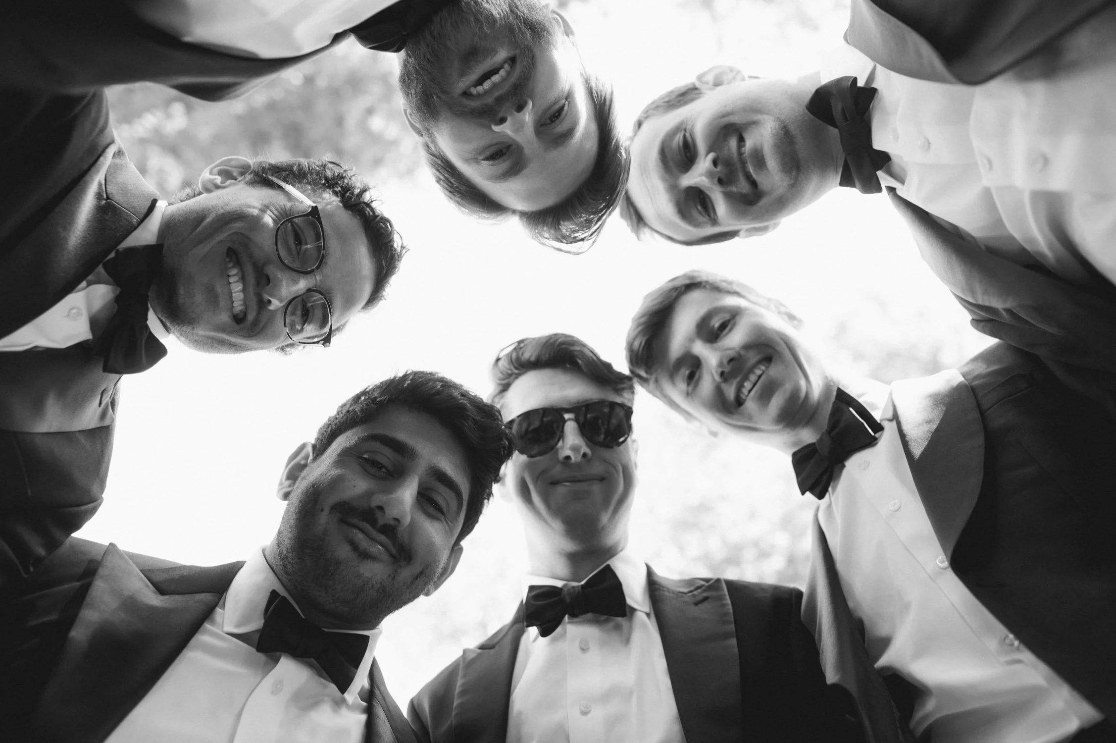 Valhalla wedding photo of the groom and groomsmen fun outdoor portraits