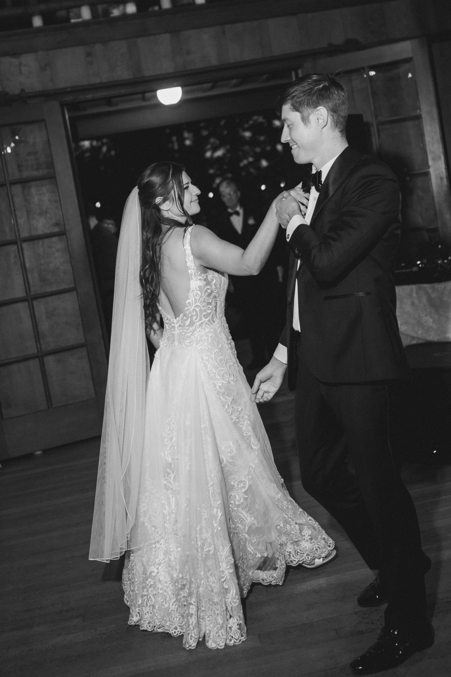 Valhalla wedding photo of the bride and groom's first dance