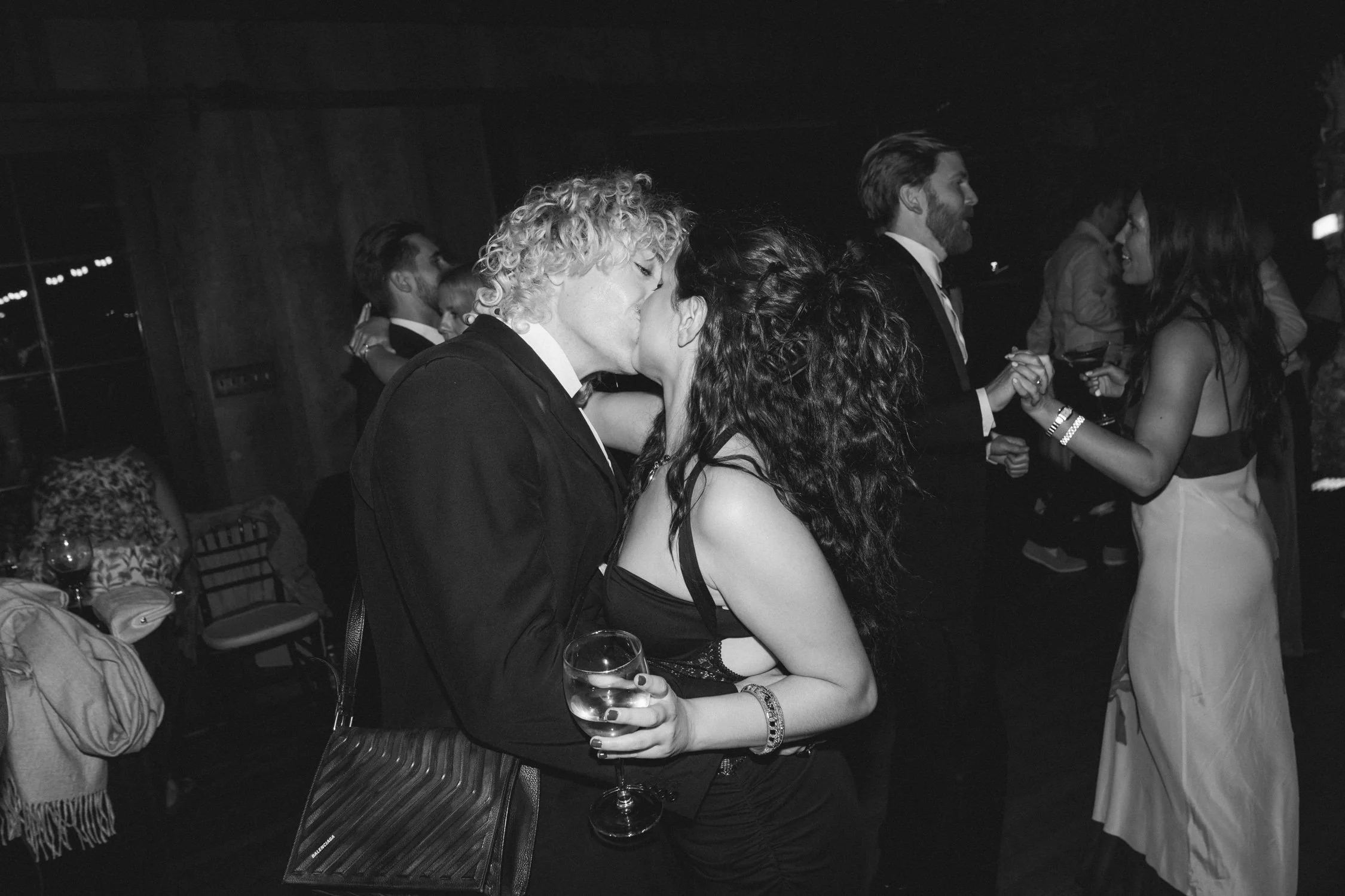 Valhalla wedding photo of wedding guests enjoying the reception