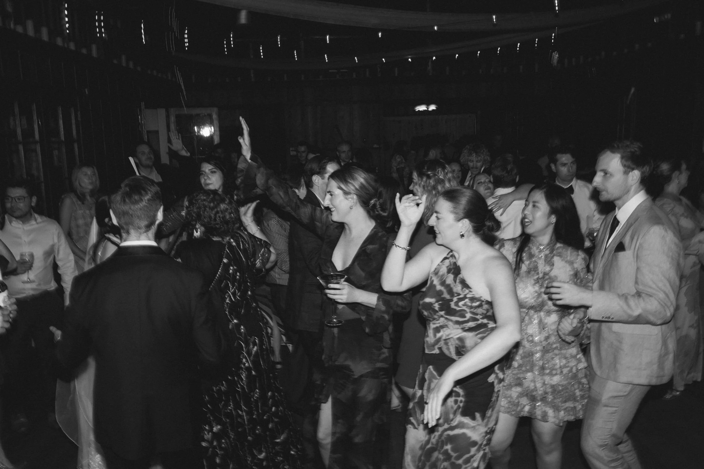 Valhalla wedding photo of guests dancing at the reception