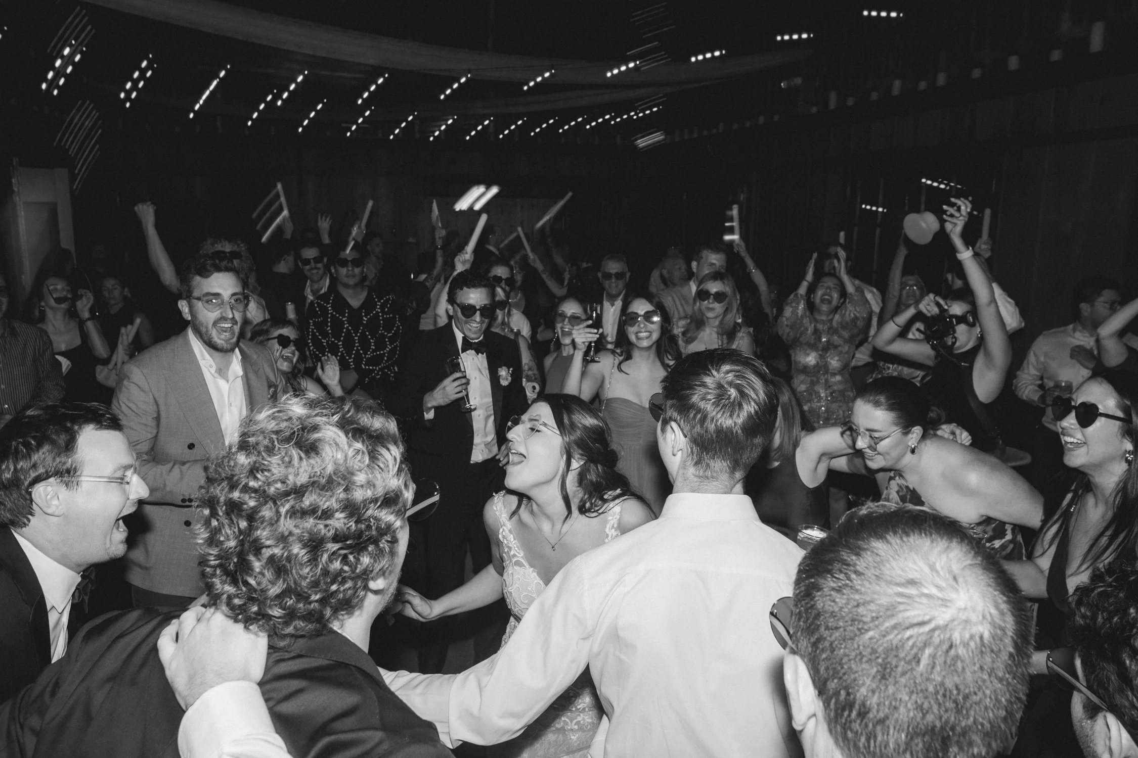 Valhalla wedding photo of the couple dancing with their guests